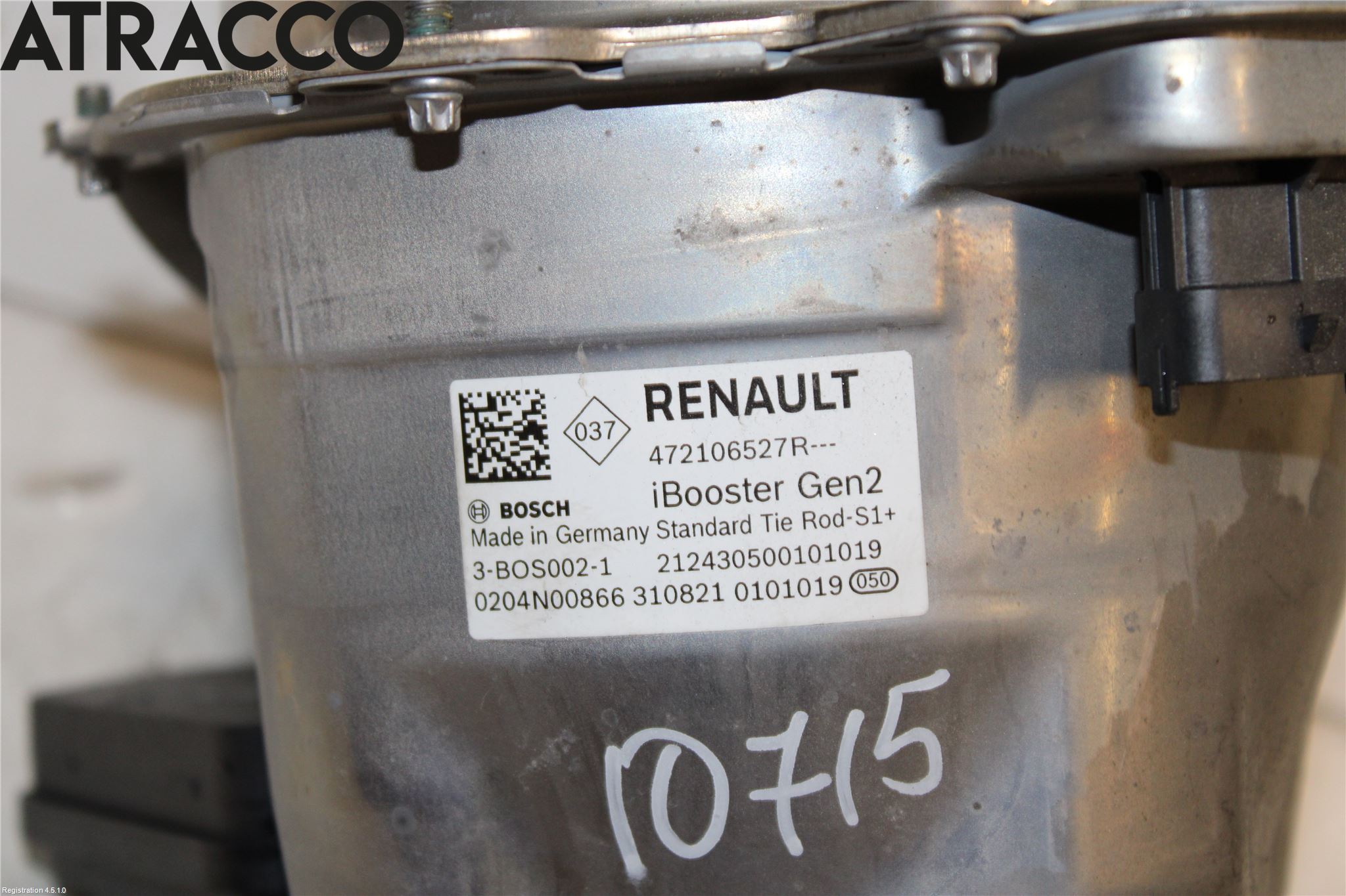 Renault ZOE/E-TECH 13- Bremsekraftregulator