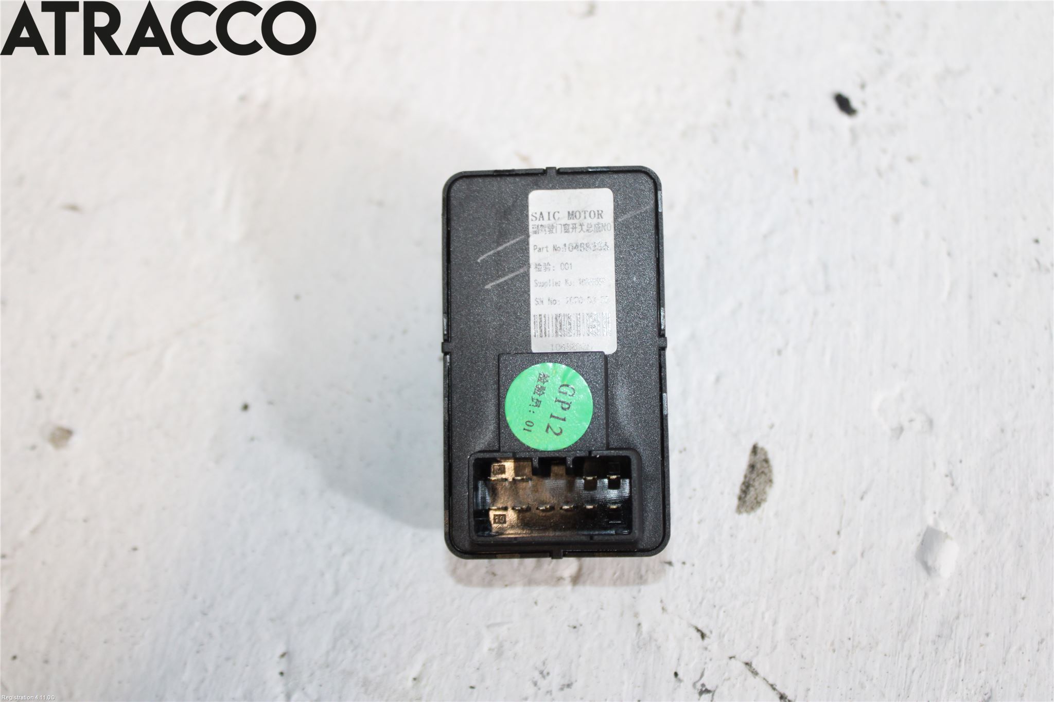 MG ZS EV 20- Bryter Vindusheis