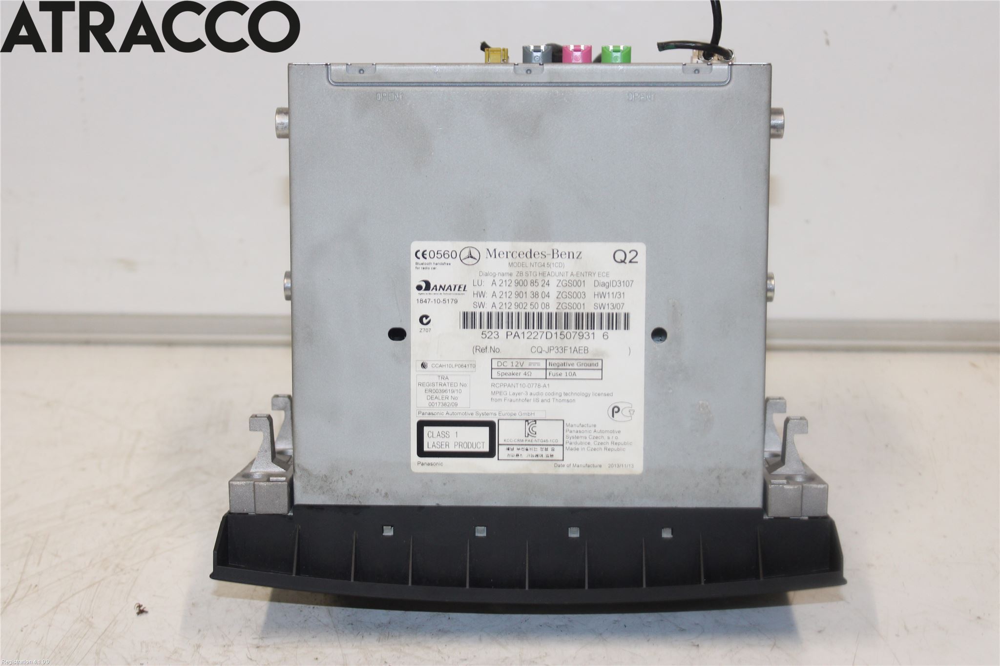 Mercedes-Benz MB E-KLASS (W212) 09-16 Stereo Radio Med Cd