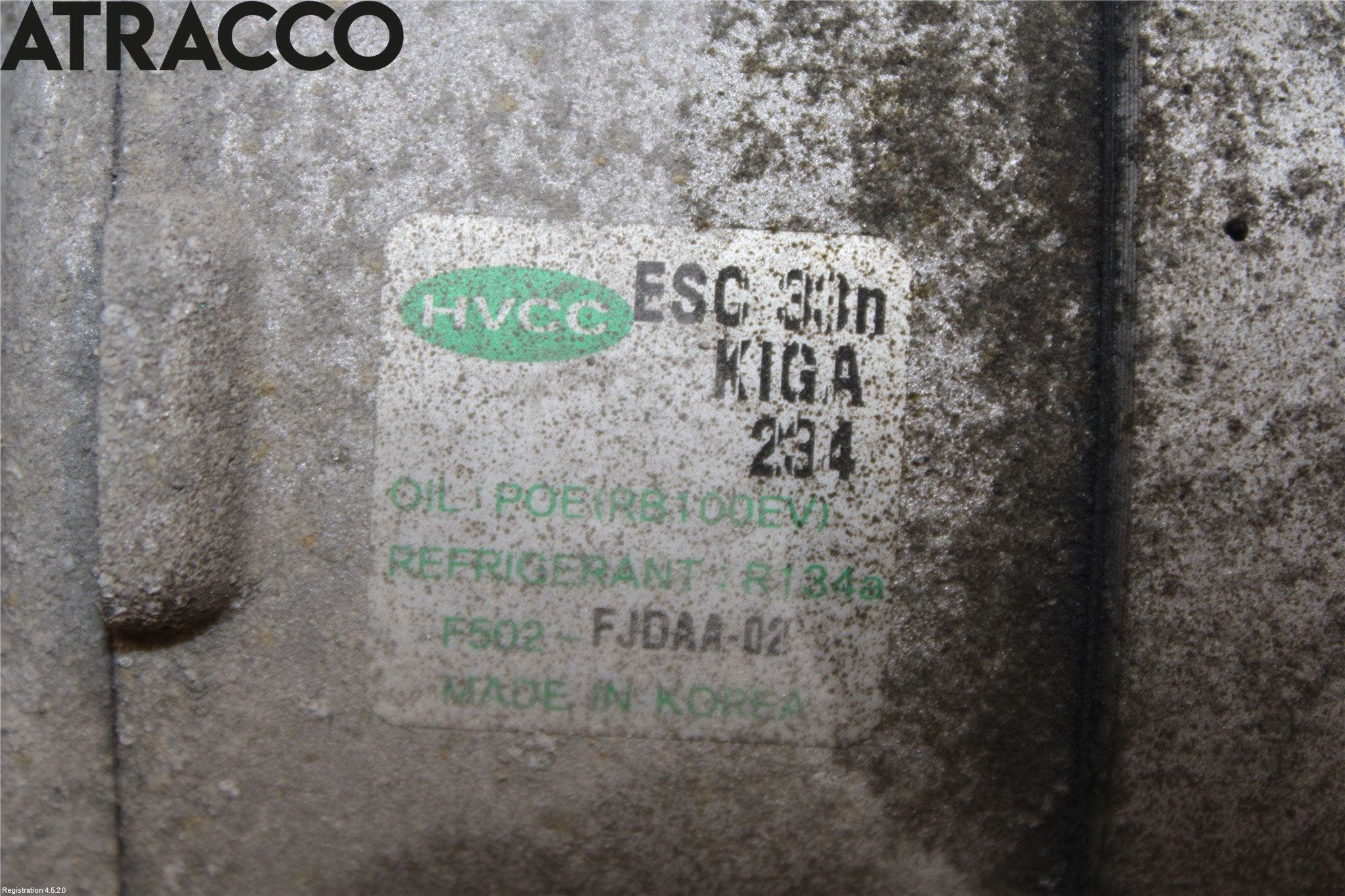 Kia SOUL 09- Varme Ac Kompressor