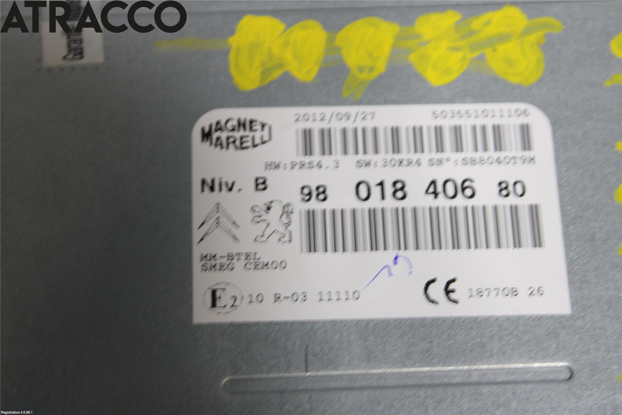 Peugeot 208 12-15 Stereo Radio