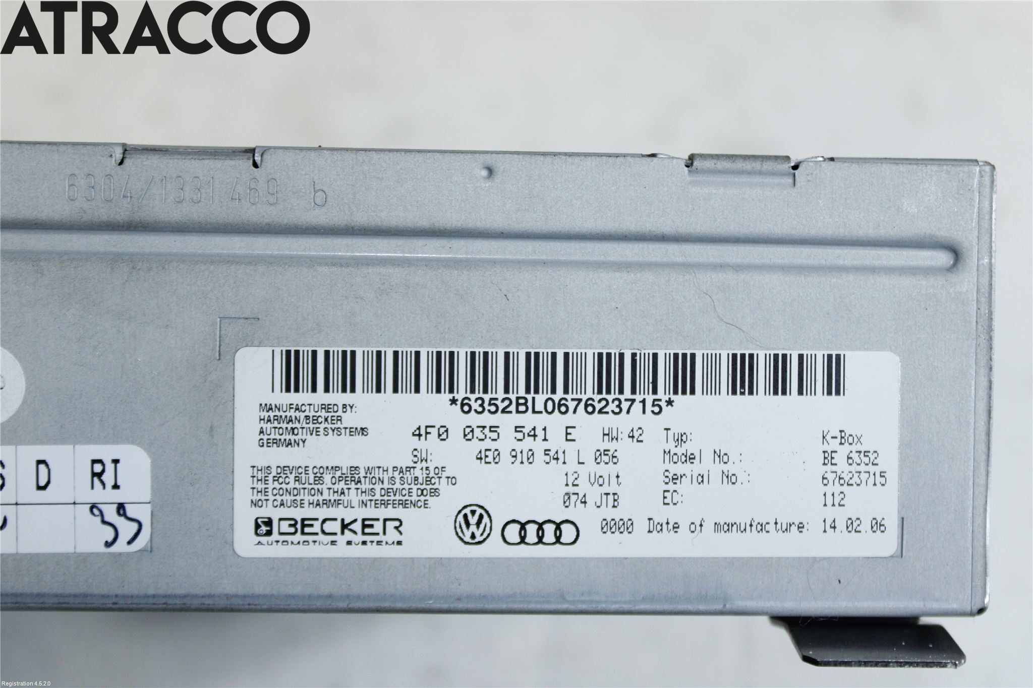 Audi A6/S6     05-11 Stereo Radio