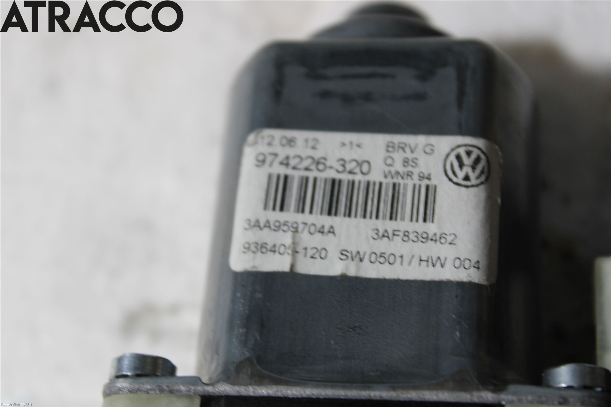 Volkswagen VW PASSAT 11-14 Vindusheismotor