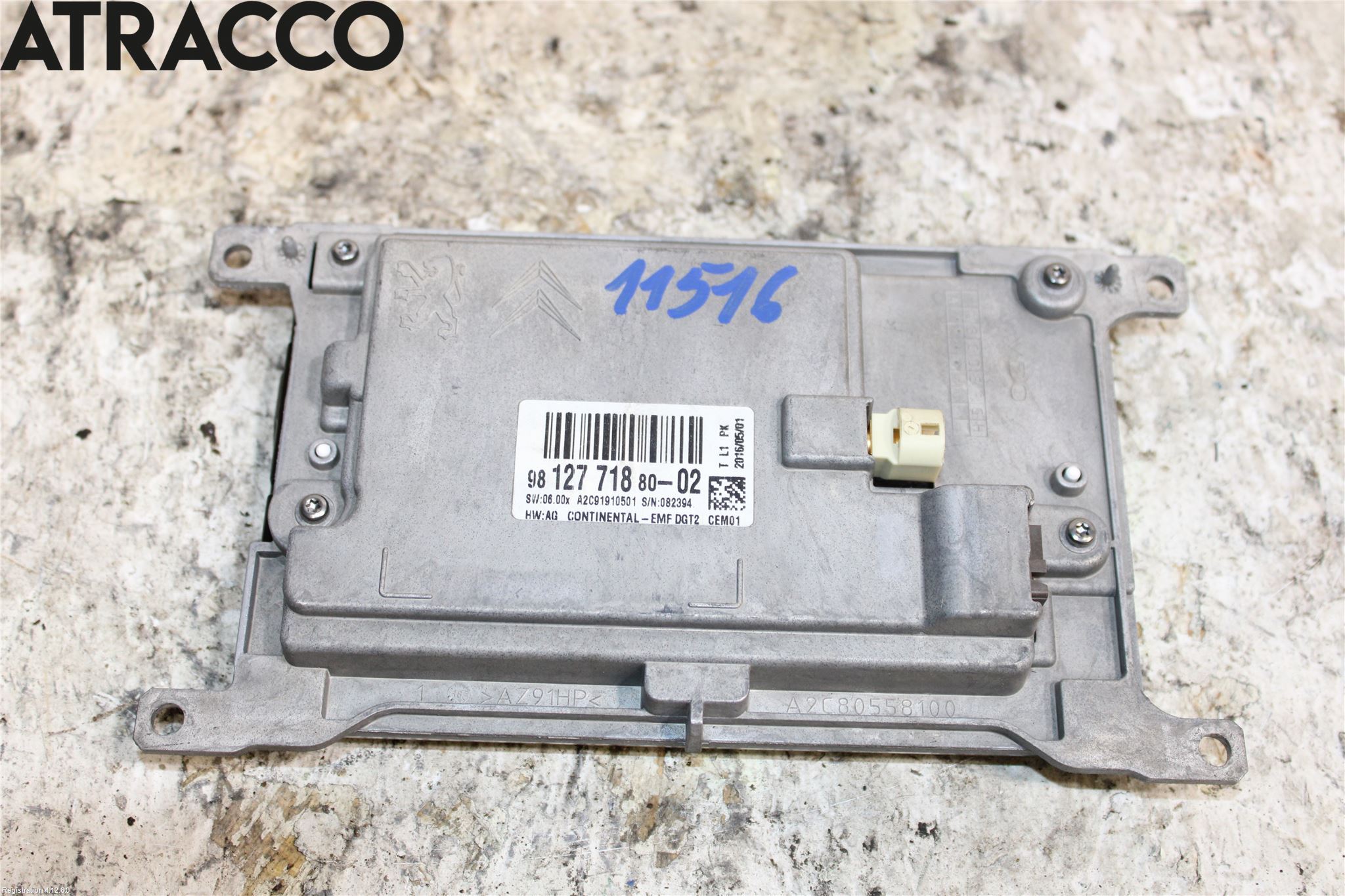 Peugeot 508 11-18 Instr Skjerm Dvd-Gps-Ac-Tlf