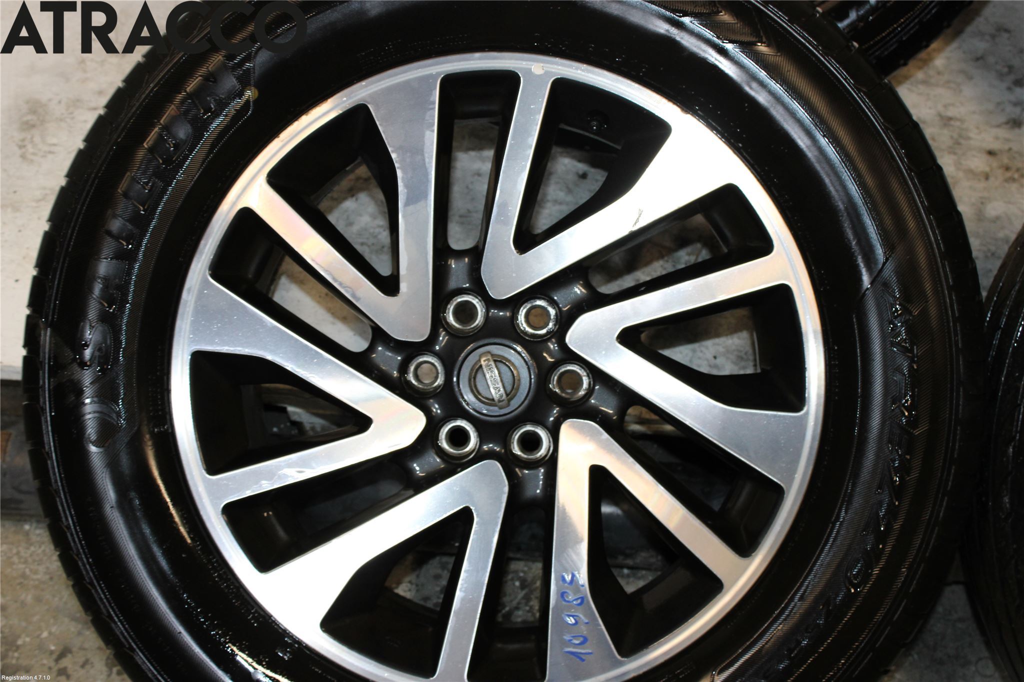 Nissan NAVARA, TREK-1 17-21 Dekk Sommer På Alu Felg 4Stk