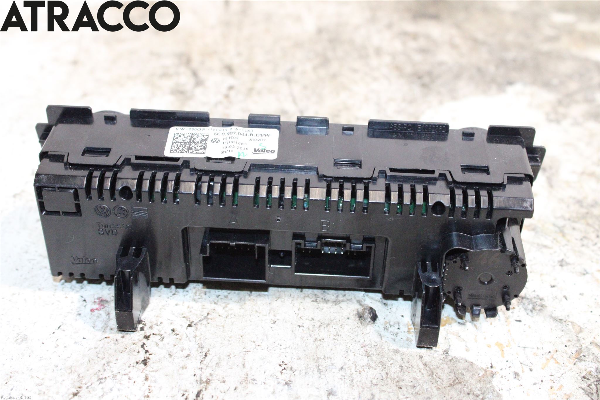 Volkswagen VW POLO 10-17 Varme Ac Betjening-Display