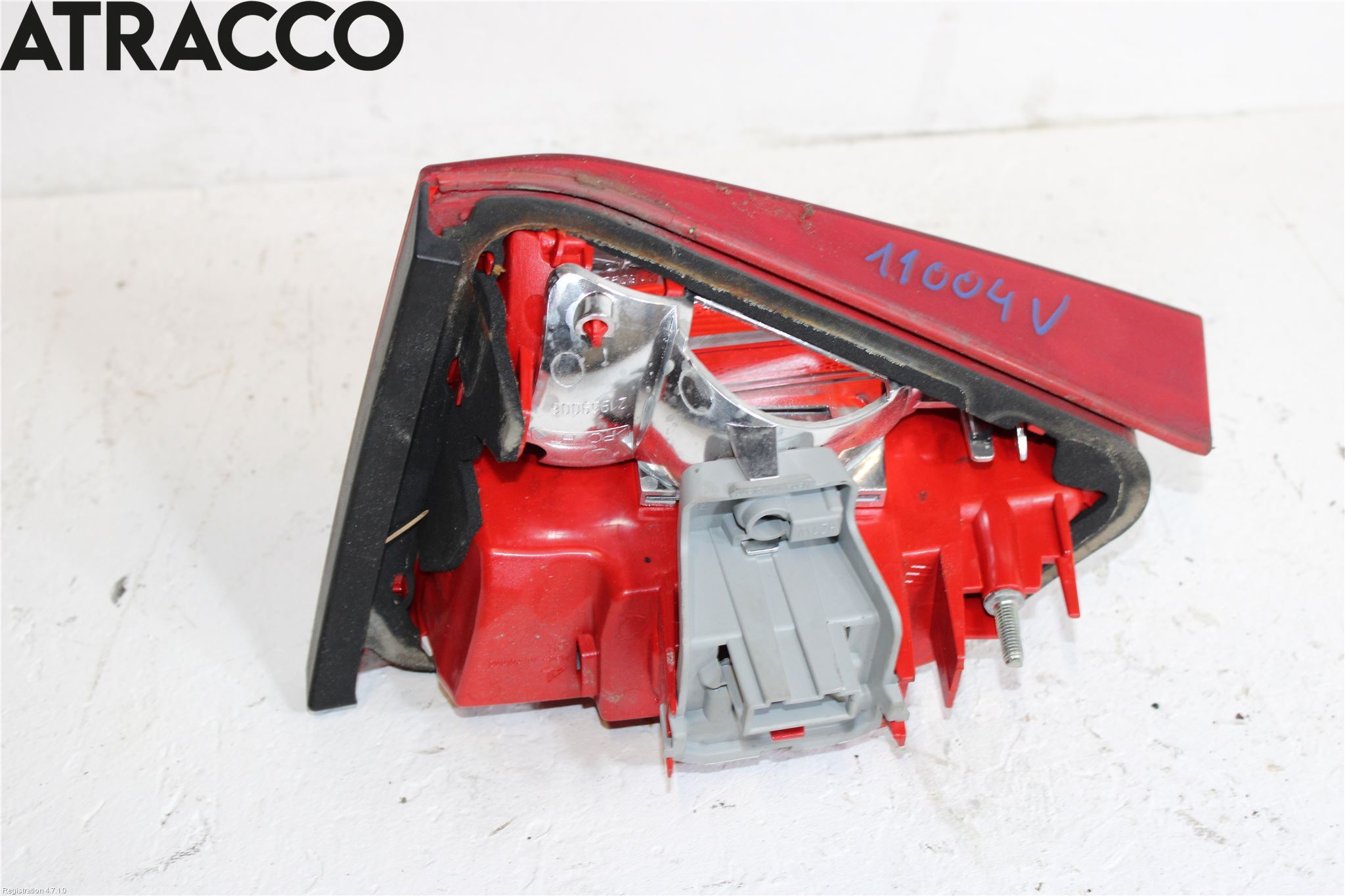 Audi A4/S4 08-11 Baklykt Venstre  På Luke(Indre