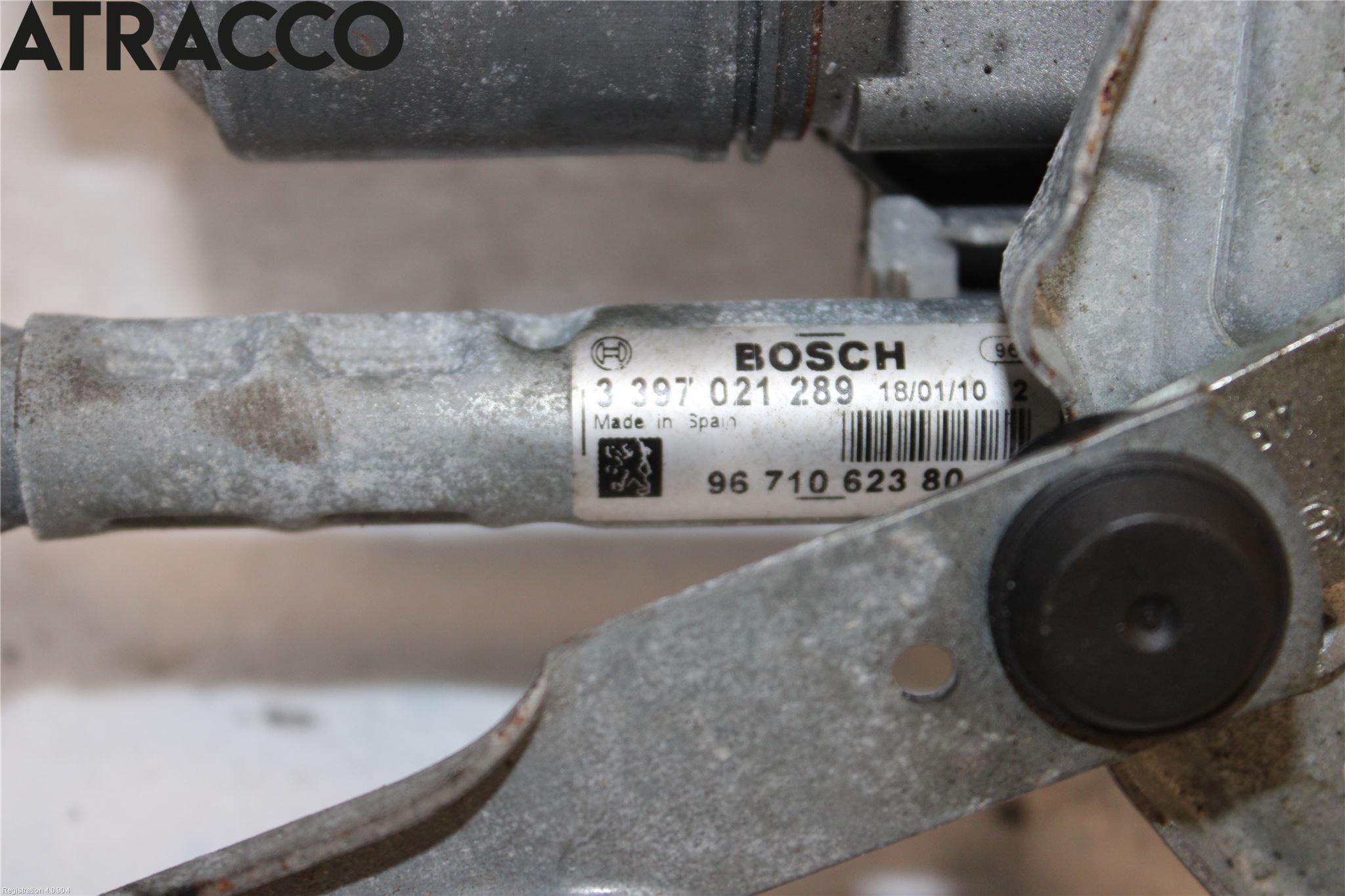 Peugeot 3008 09-16 Viskeroverføring Frontrute