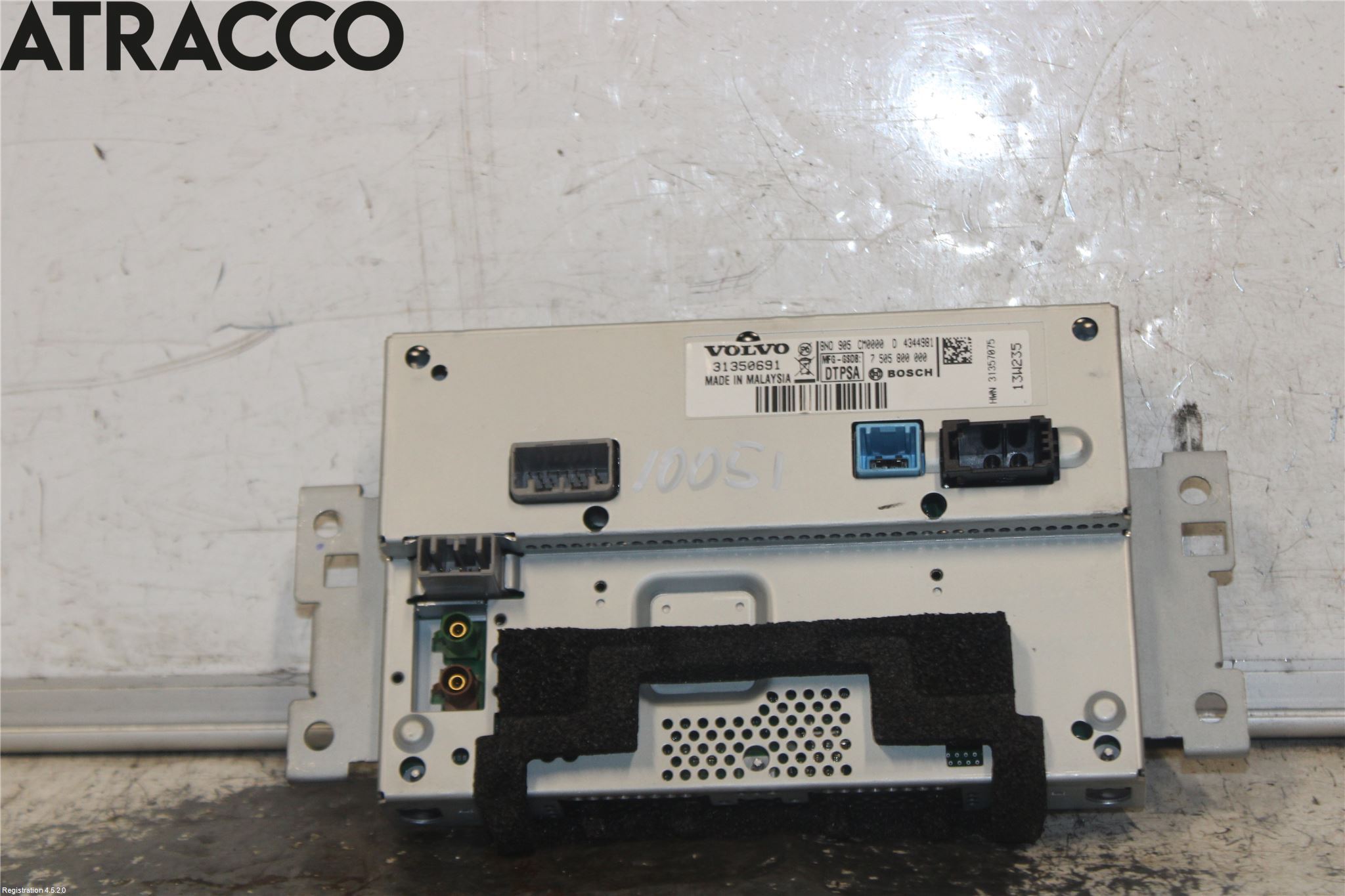 Volvo V60 14-18 Instr Skjerm Dvd-Gps-Ac-Tlf