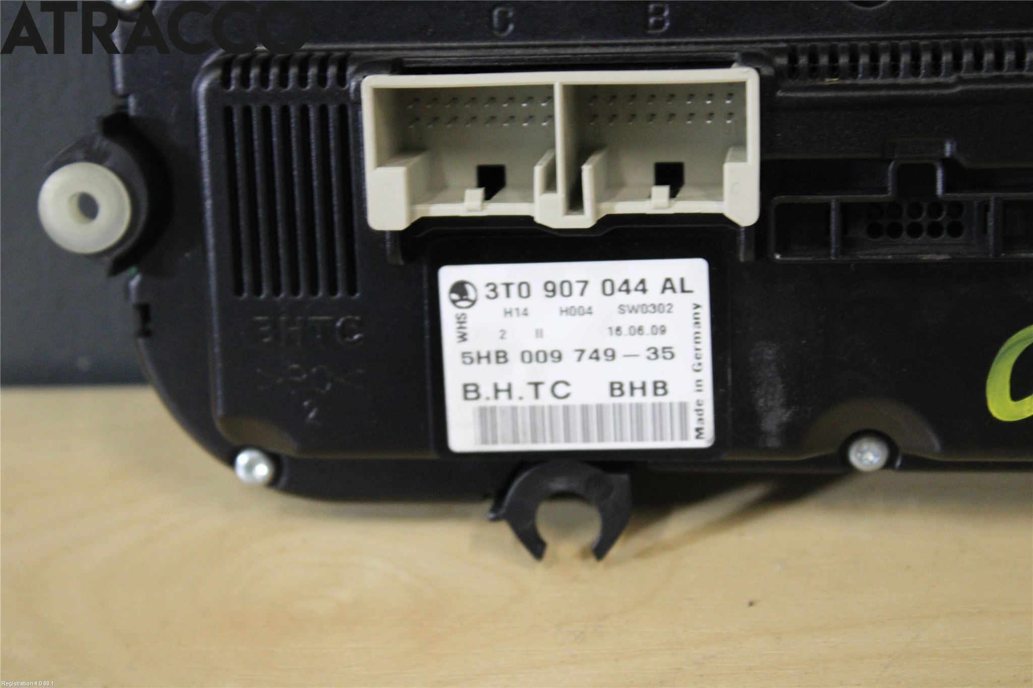 Skoda OCTAVIA (1Z) 05-13 Varme Ac Betjening-Display