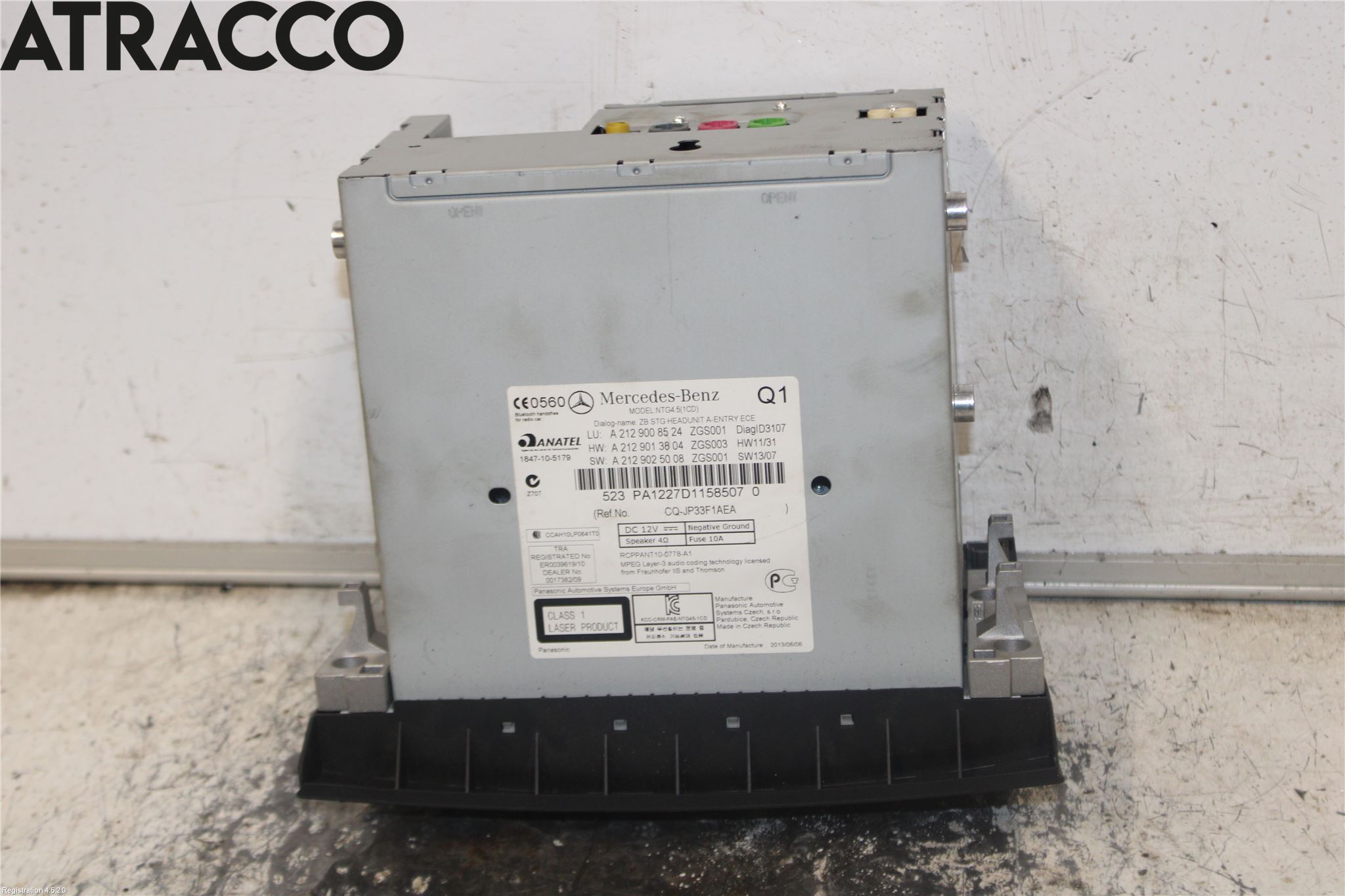 Mercedes-Benz MB E-KLASS (W212) 09-16 Stereo Radio Med Cd