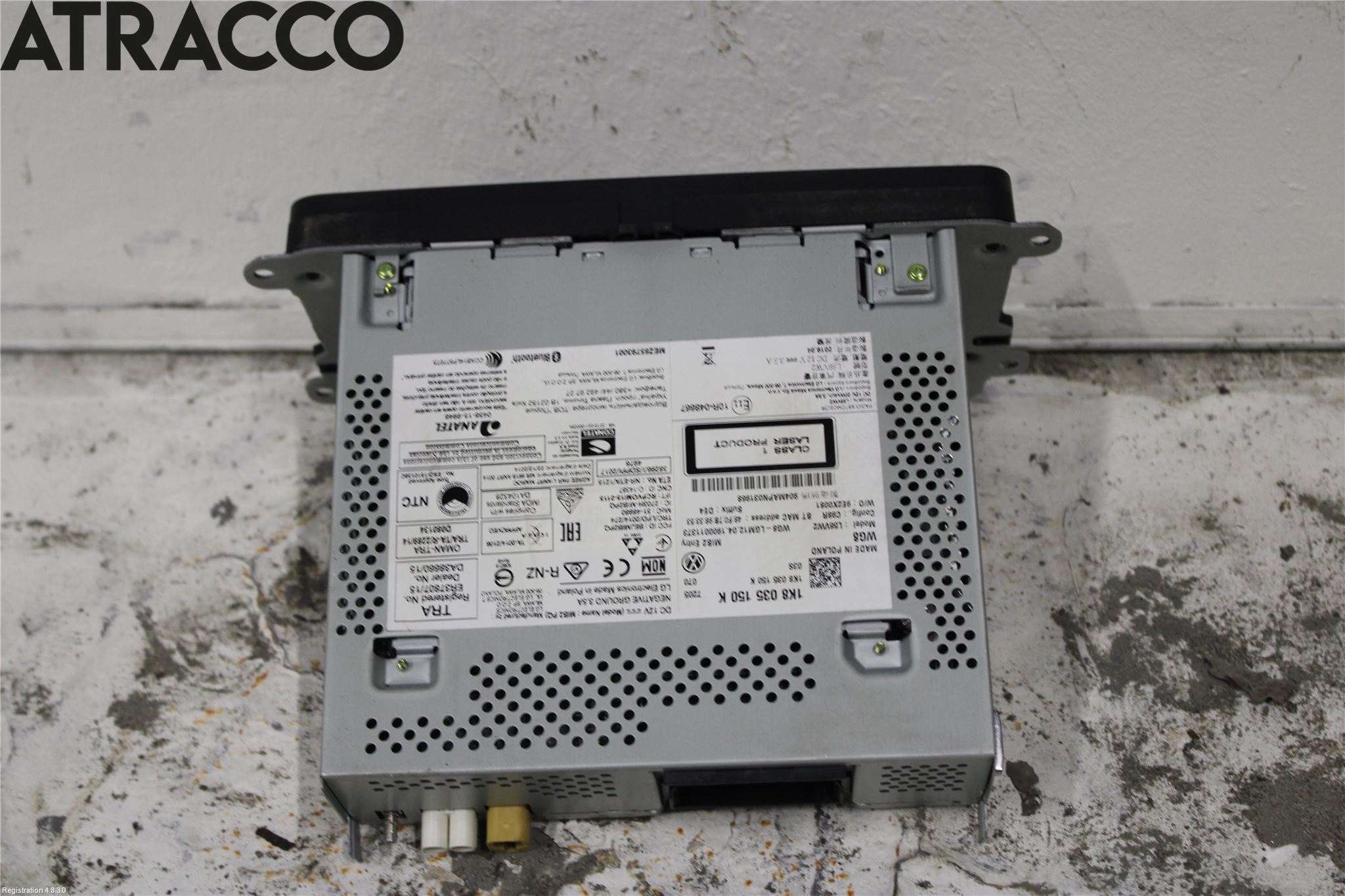 Volkswagen VW TRANSP/CARAVELLE (T6) 16-22 Stereo Radio Med Cd
