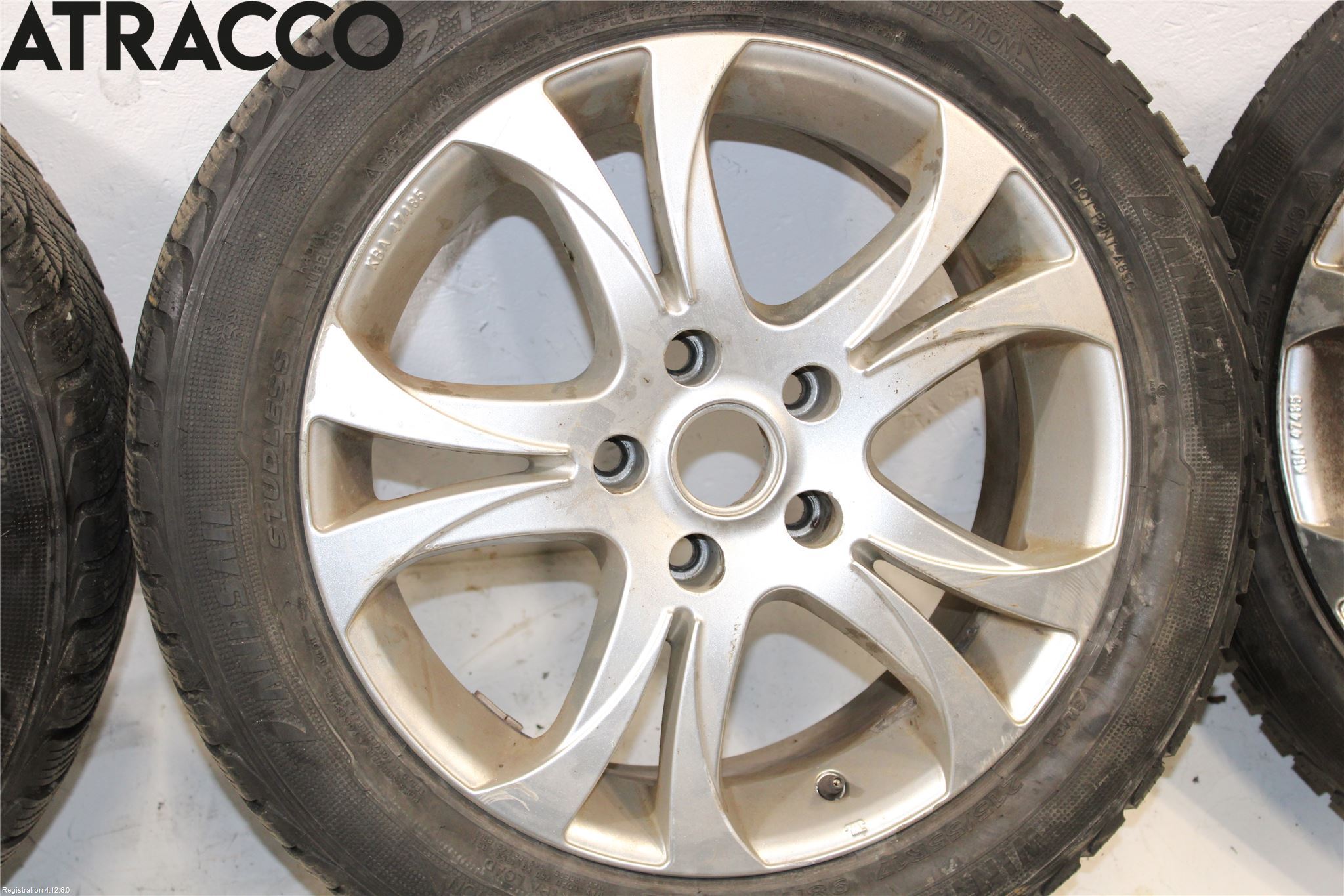 Opel INSIGNIA 09-16 Dekk Vinter På Alu Felg 4Stk