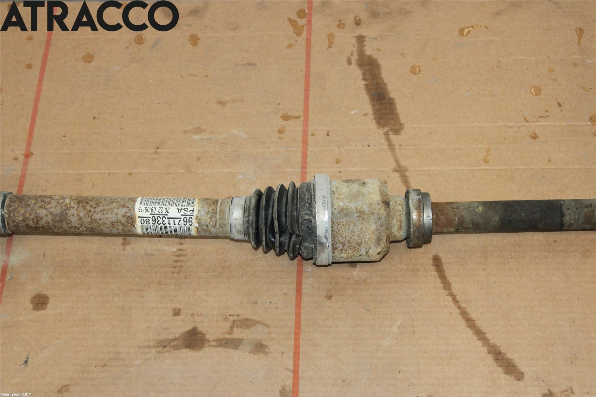 Citroen BERLINGO 08-18 Drivaksel Foran Kompl Høyre