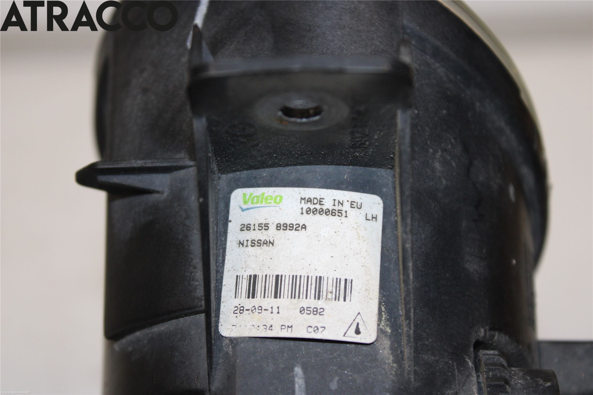 Nissan QASHQAI+2  10-14 Frontlykt-Kurve-Tåkelys