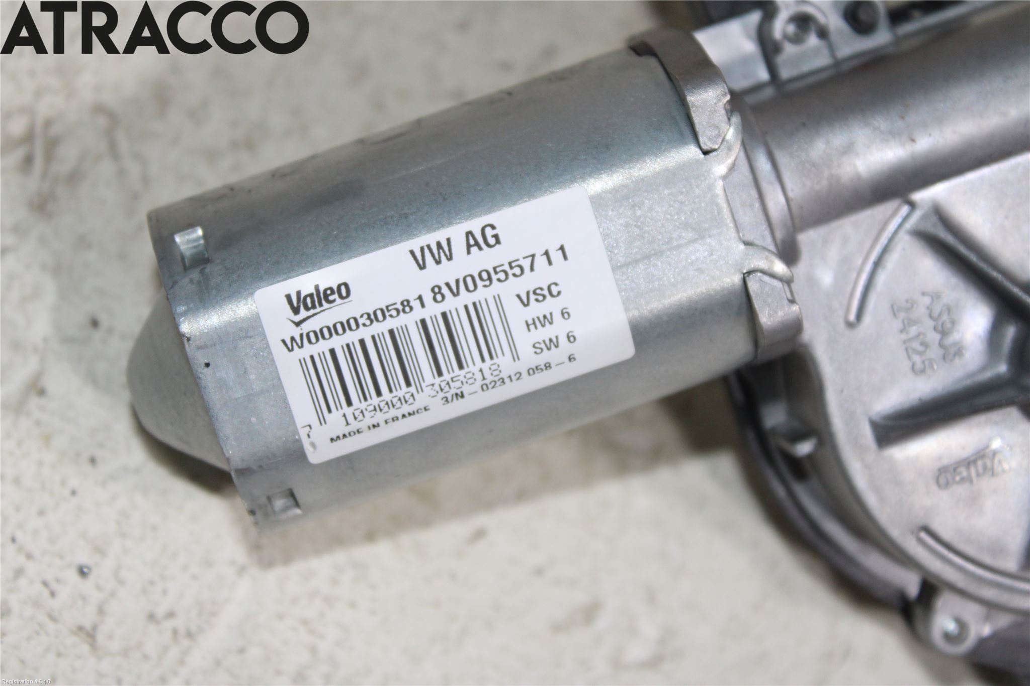 Audi A3/S3 8V 13-20 Viskermotor Bakluke