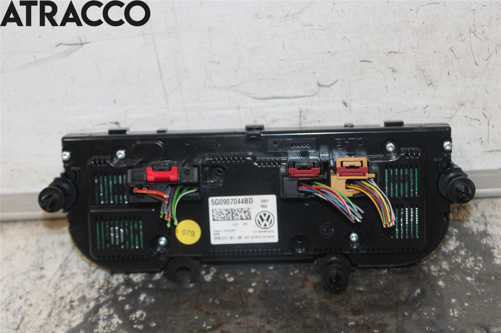 Volkswagen VW GOLF / E-GOLF VII 13-20 Varme Ac Betjening-Display