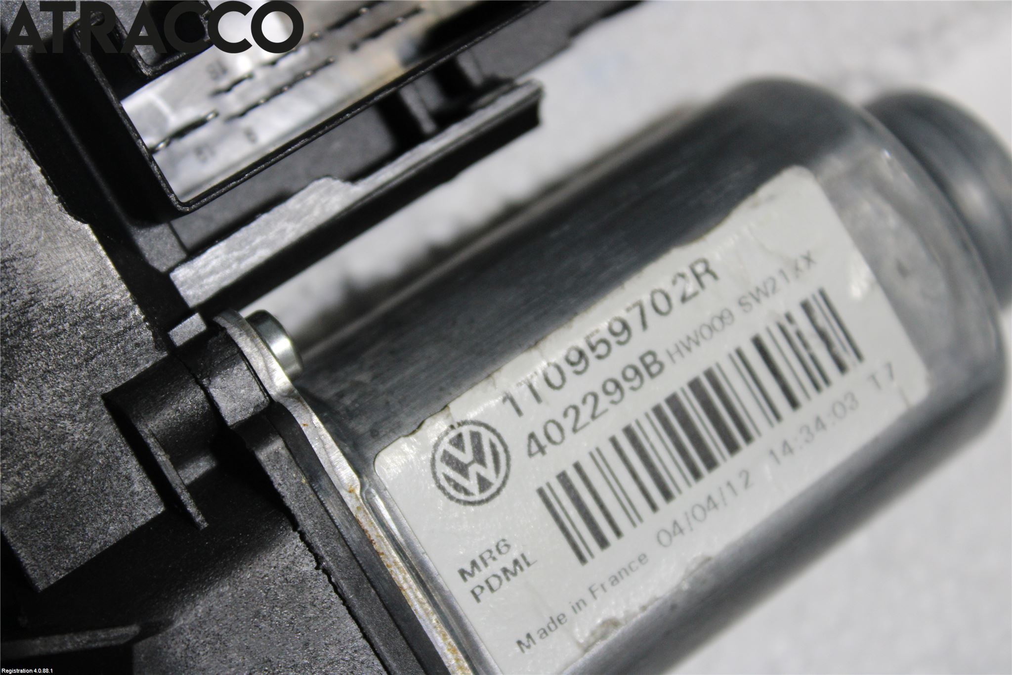 Volkswagen VW CADDY 11-15 Vindusheismotor