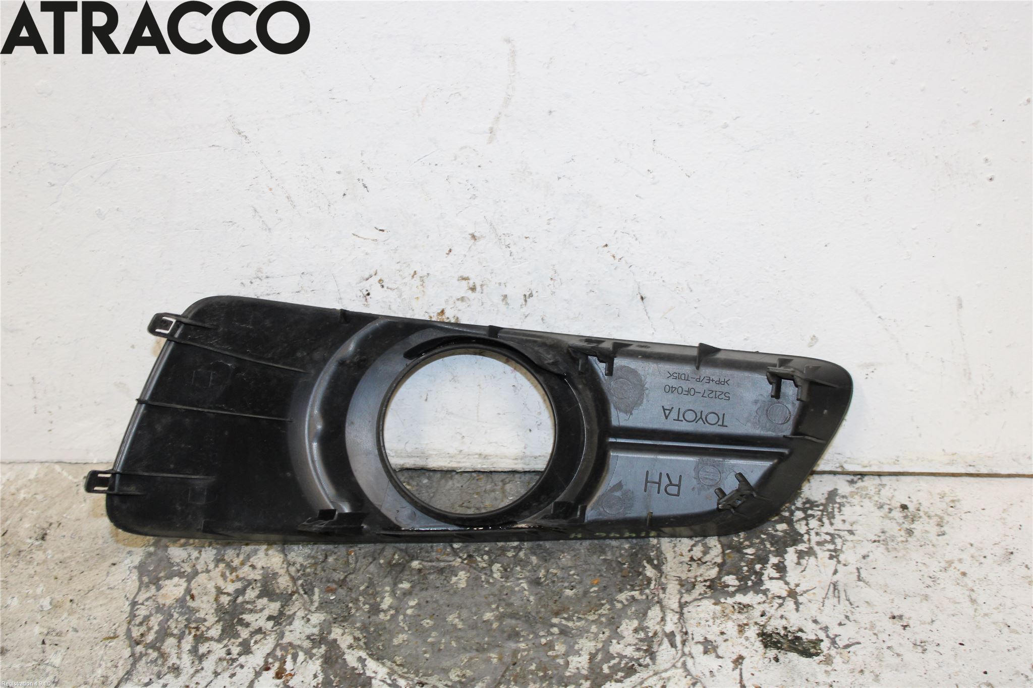 Toyota COROLLA VERSO 08-09 Frontlykt Kurve-Tåkelys Ramme