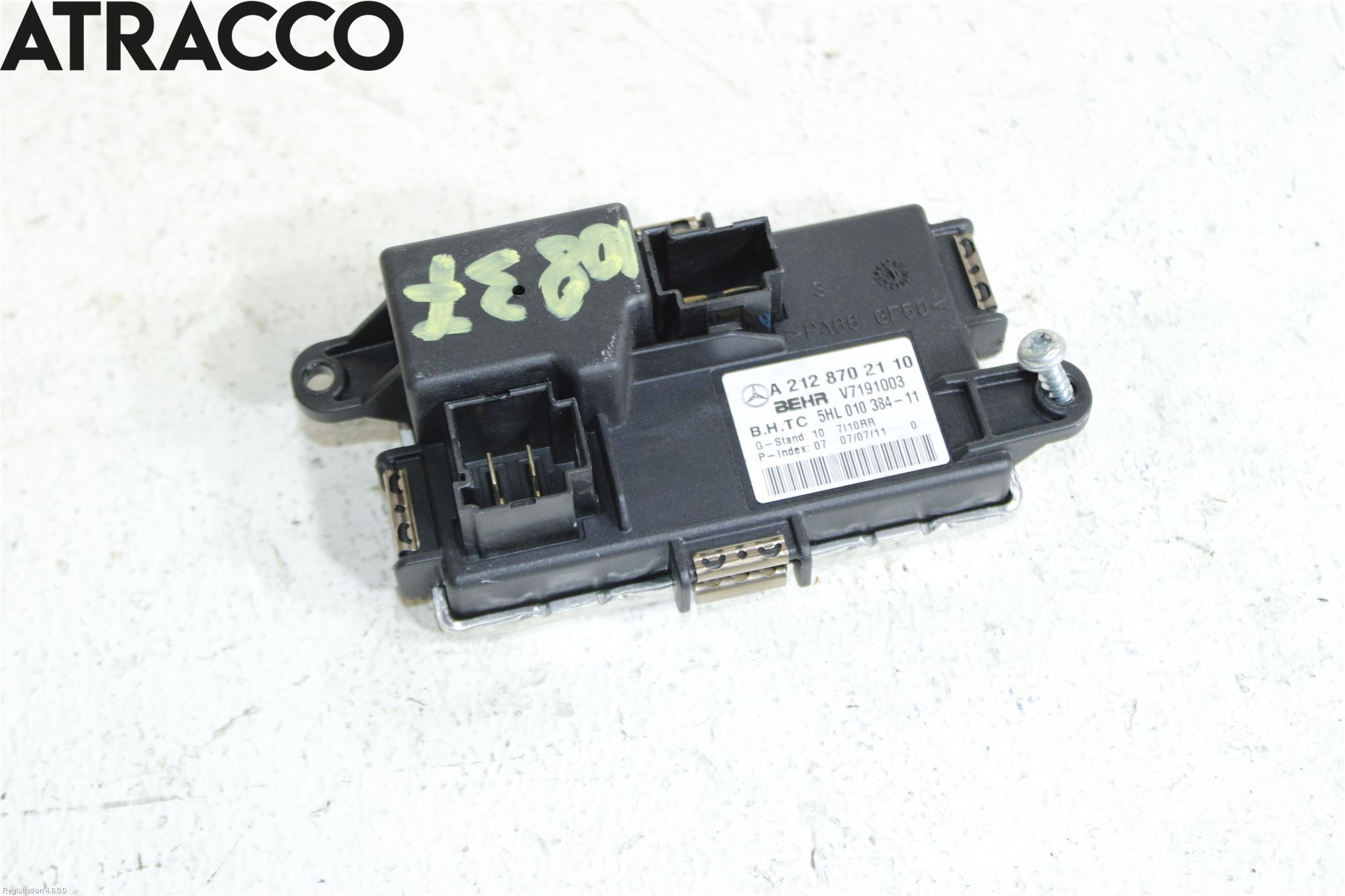 Mercedes-Benz MB E-KLASS (W212) 09-16 Varmeapparat Viftemotstand