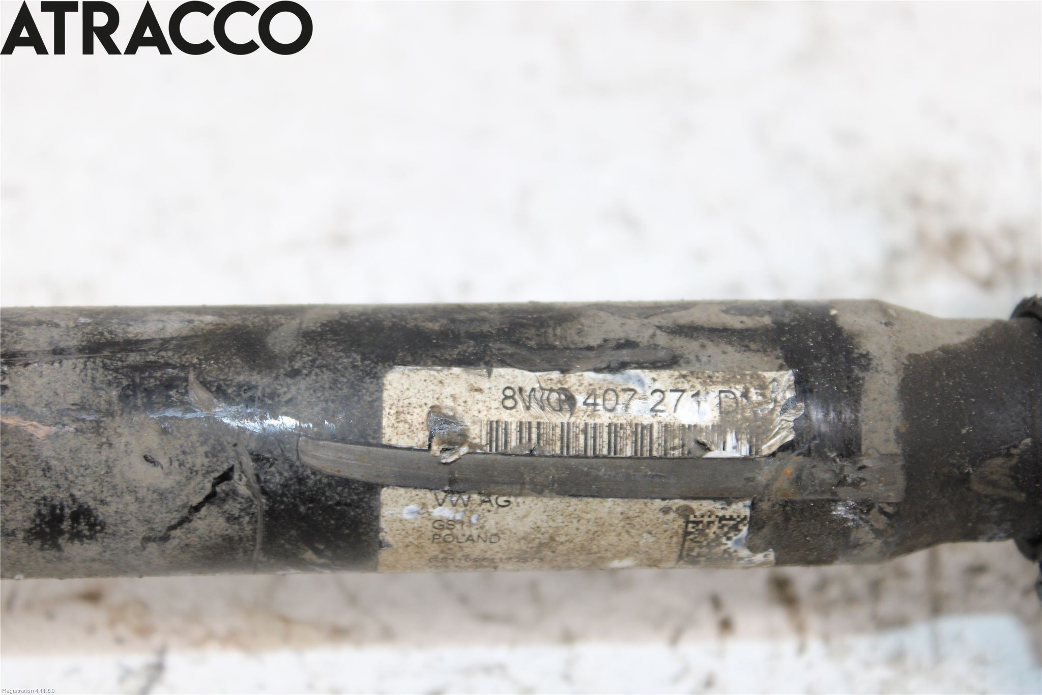 Audi A4/S4 B9 16-19 Drivaksel Foran Kompl Høyre