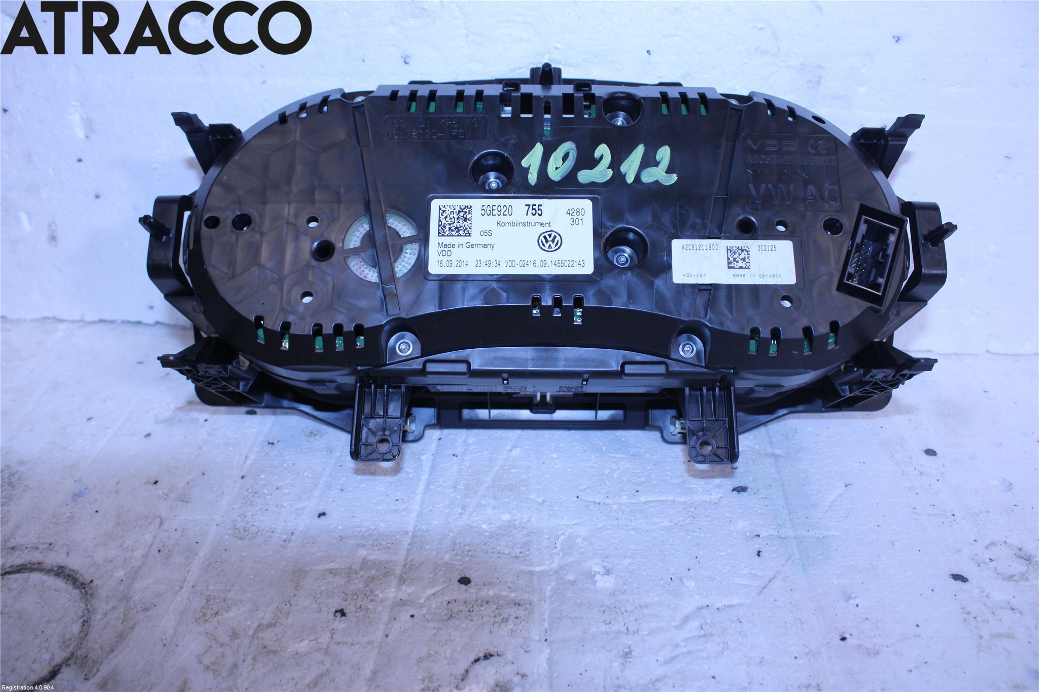 Volkswagen VW GOLF / E-GOLF VII 13-20 Instr Speedometer