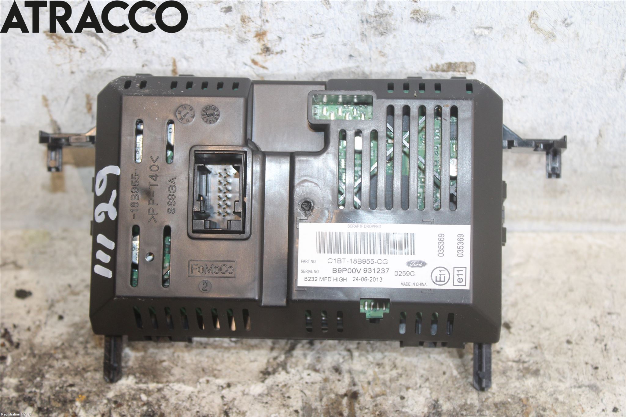 Ford FIESTA 13-17 Instr Skjerm Dvd-Gps-Ac-Tlf