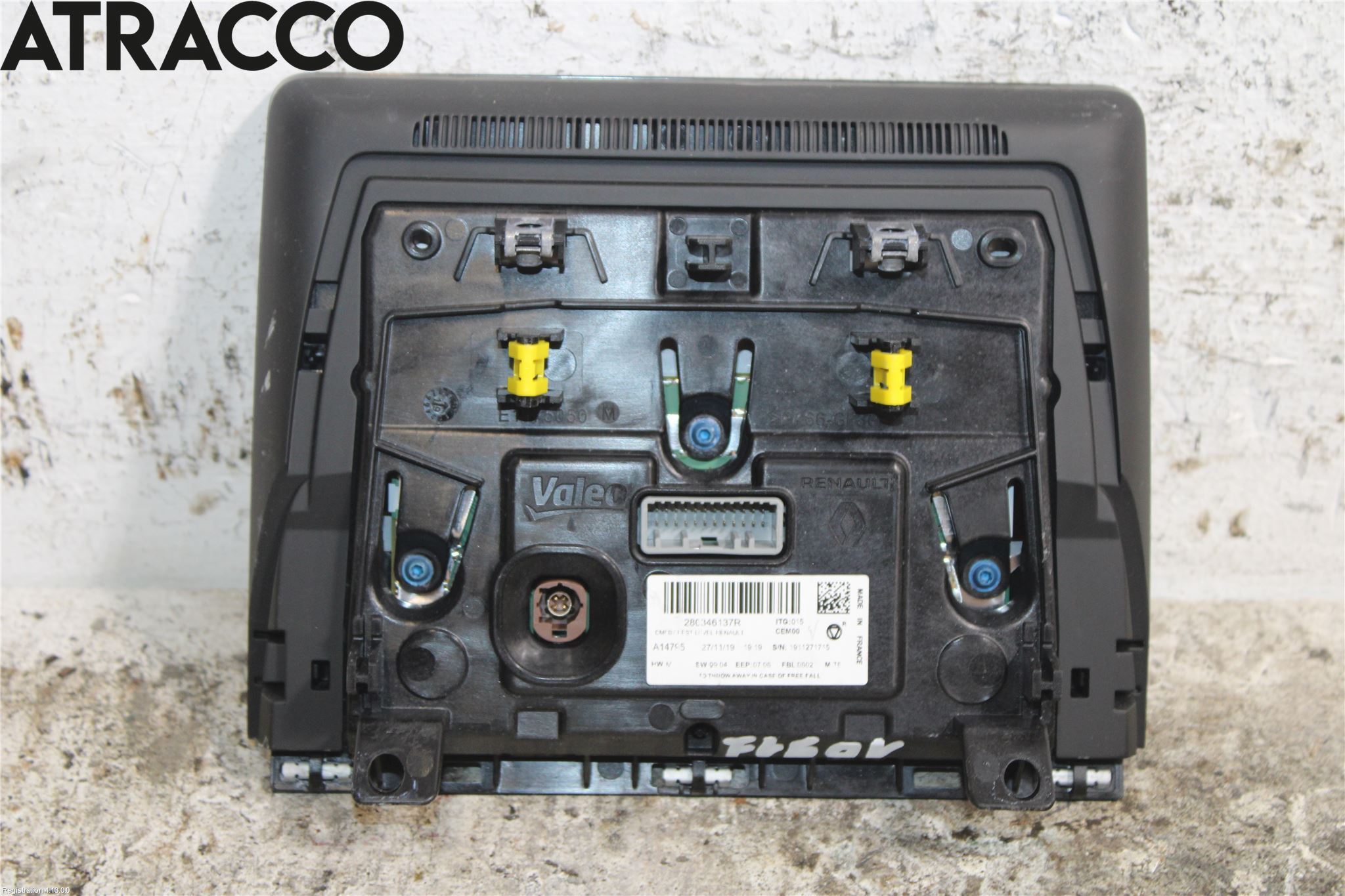Renault ZOE/E-TECH 13- Multifunktionsdisplay