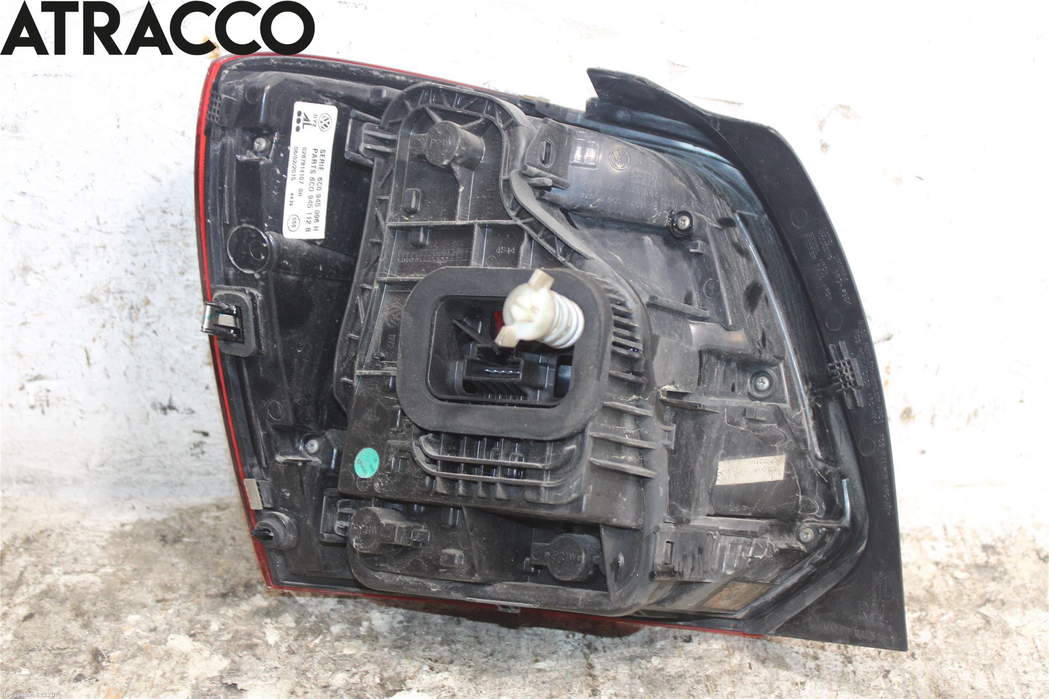 Volkswagen VW POLO 10-17 Baklykt Høyre
