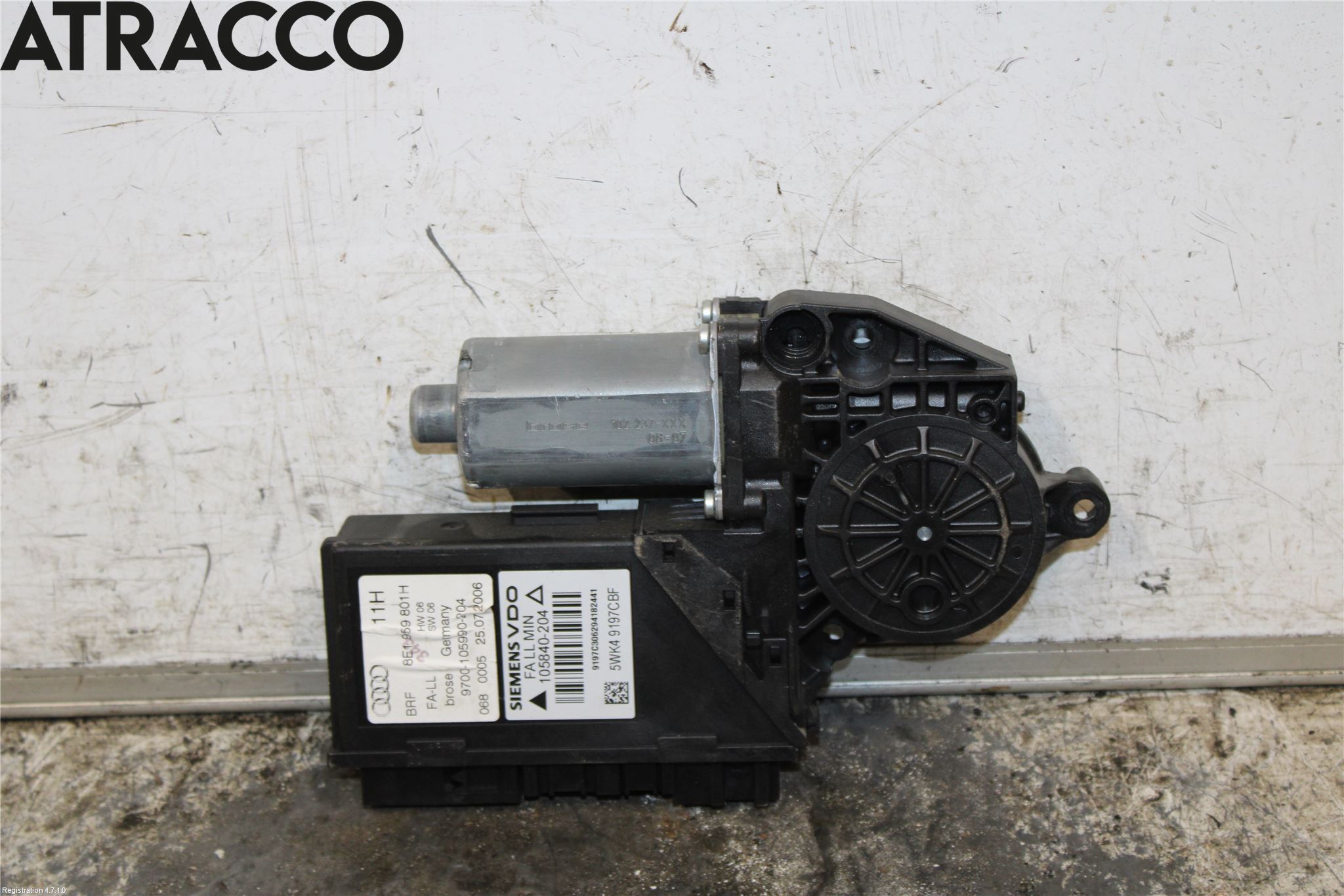 Audi A4/S4 05-07 Vindusheismotor