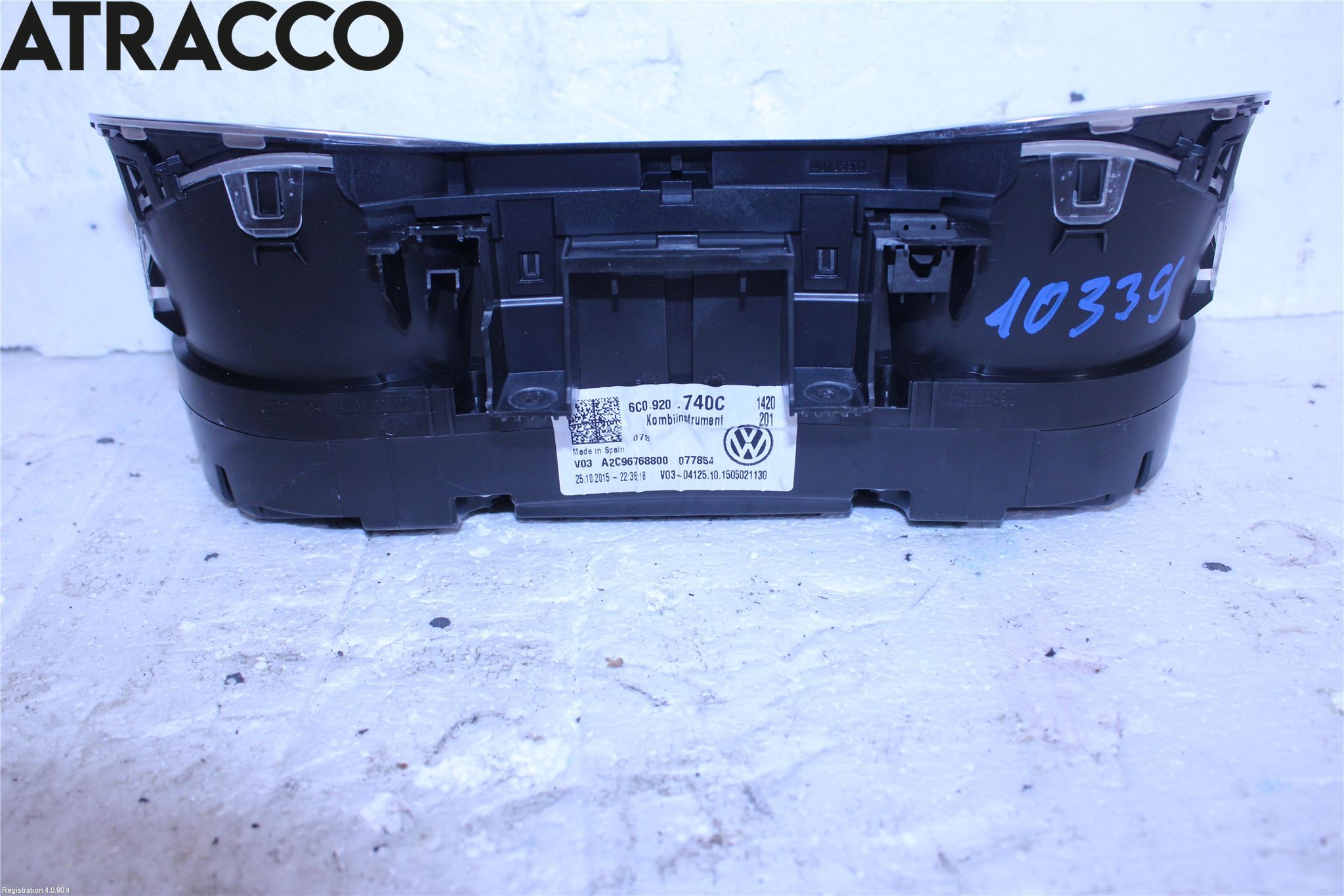 Volkswagen VW POLO 10-17 Instr Speedometer