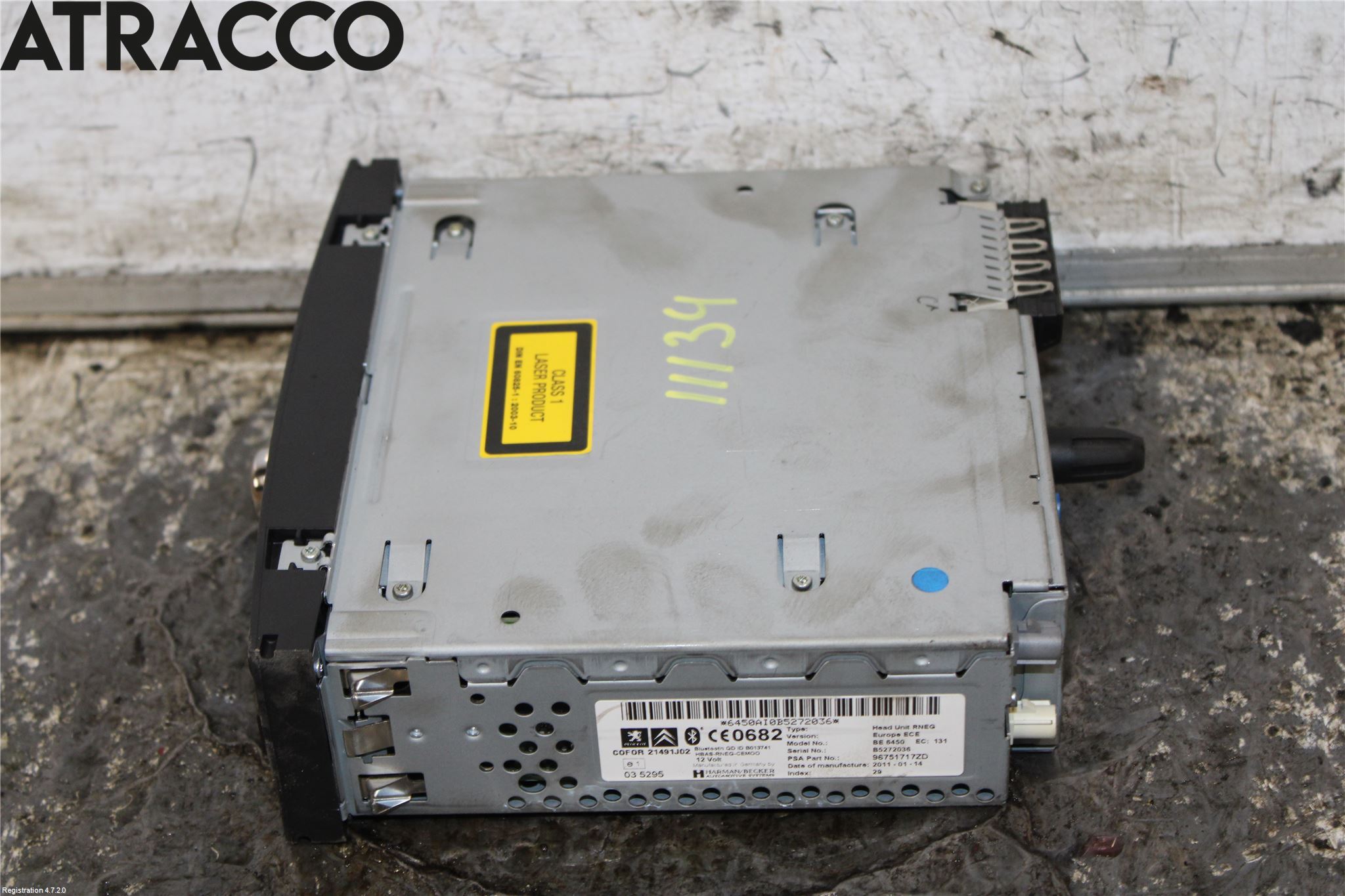 Citroen C5 08-17 Stereo Radio Med Cd