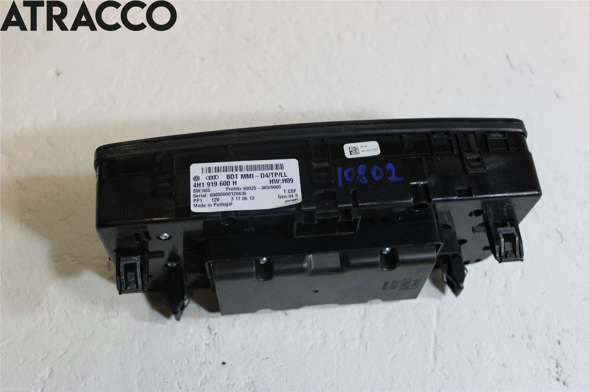 Audi A8/S8 4H 10-17 Bryter Multifunksjon