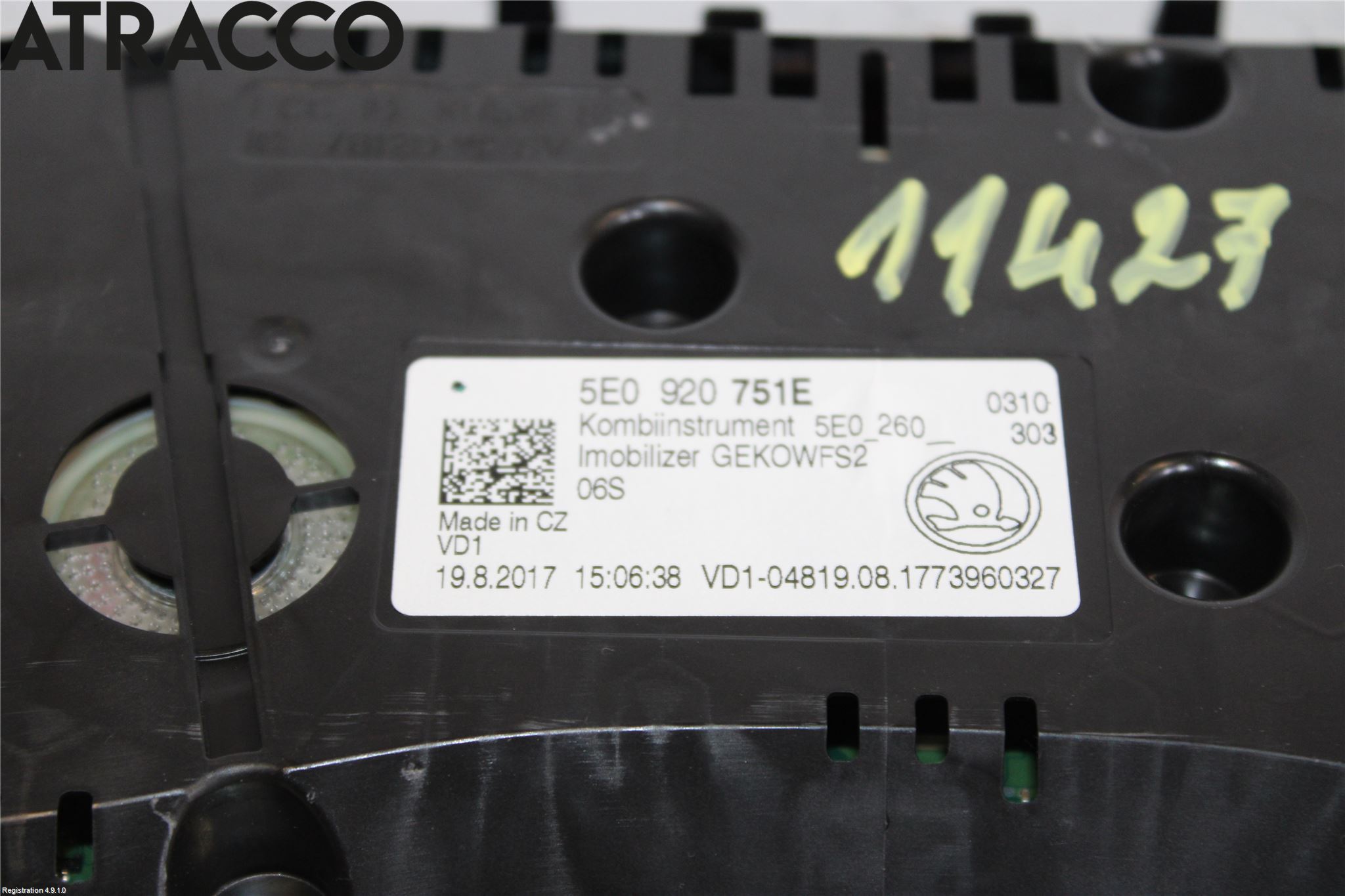 Skoda OCTAVIA (5E) 13-20 Instr Kombinert