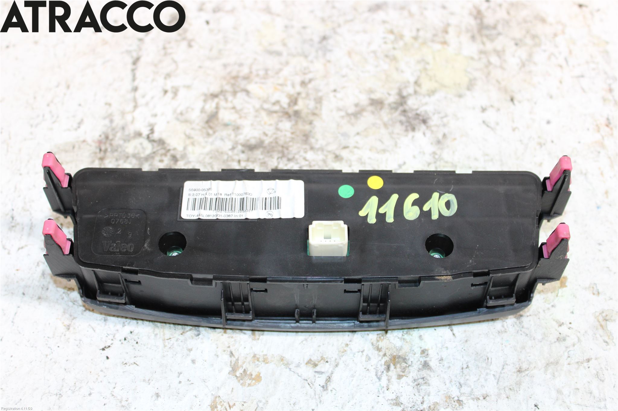 Toyota AVENSIS 09-15 Varme Ac Betjening-Display