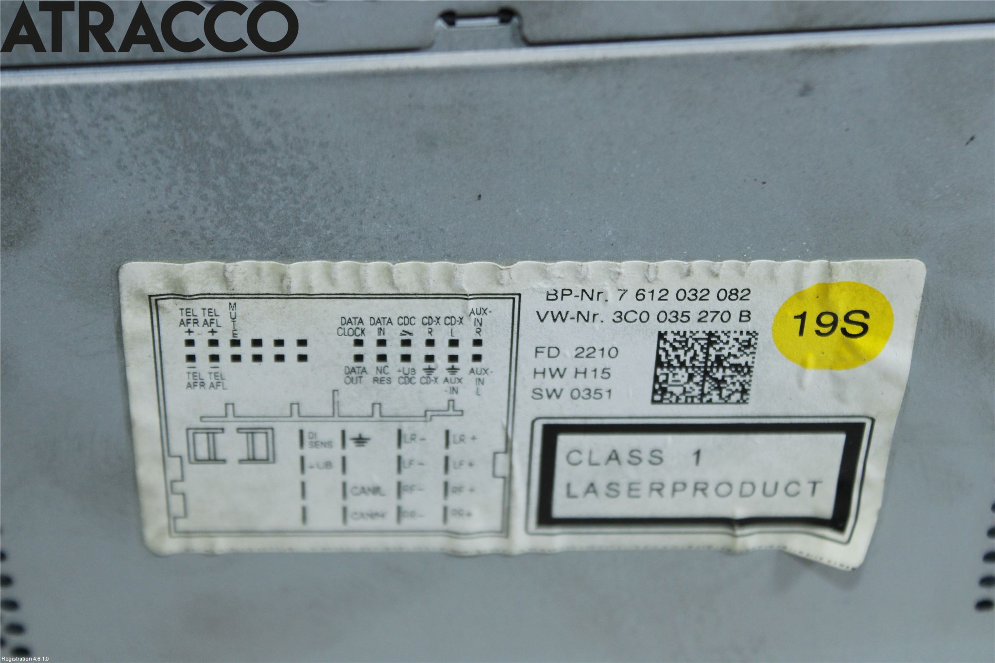 Volkswagen VW GOLF VI 09-13 Stereo Radio