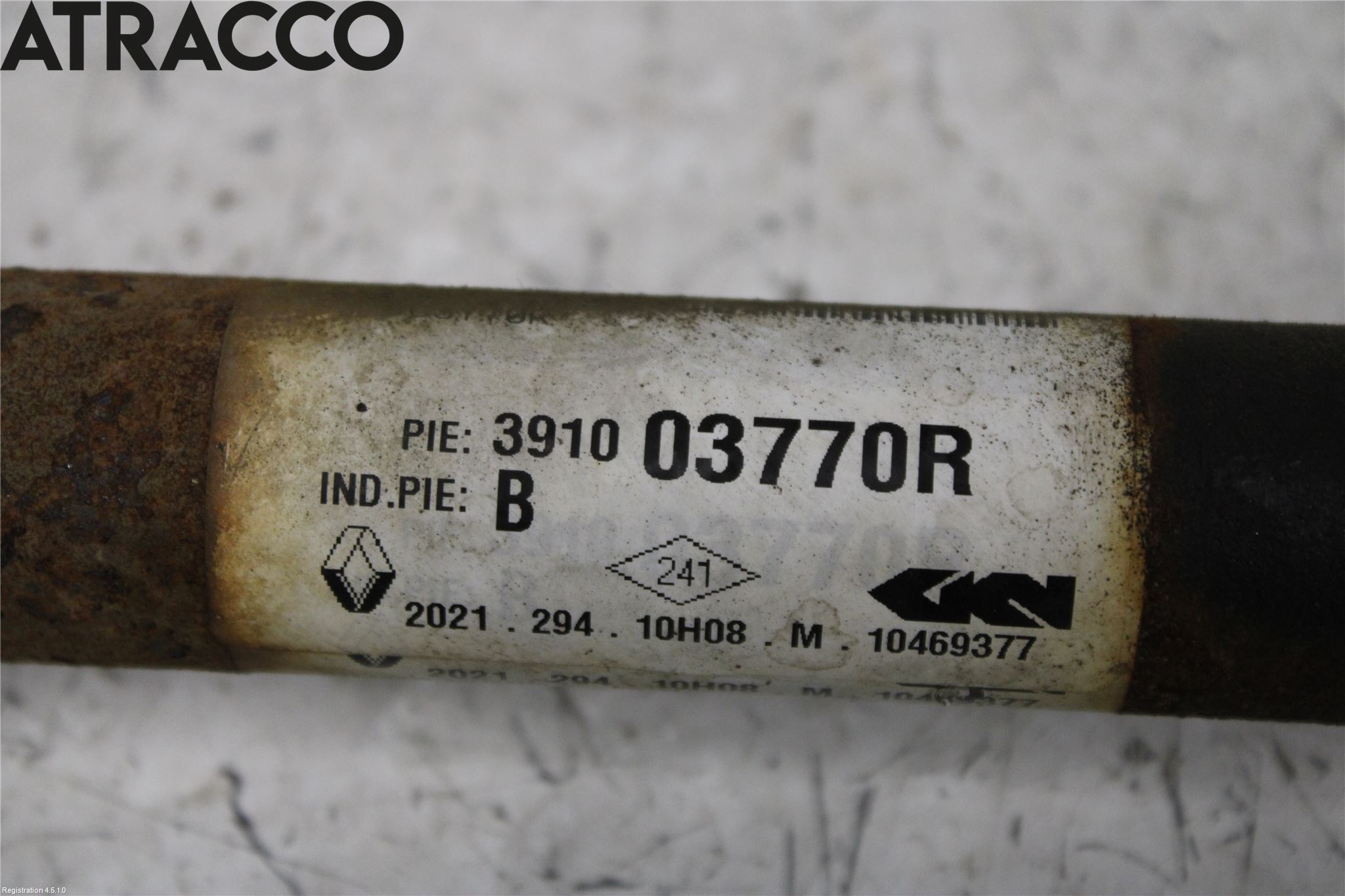 Renault ZOE/E-TECH 13- Drivaksel Foran Kompl Høyre