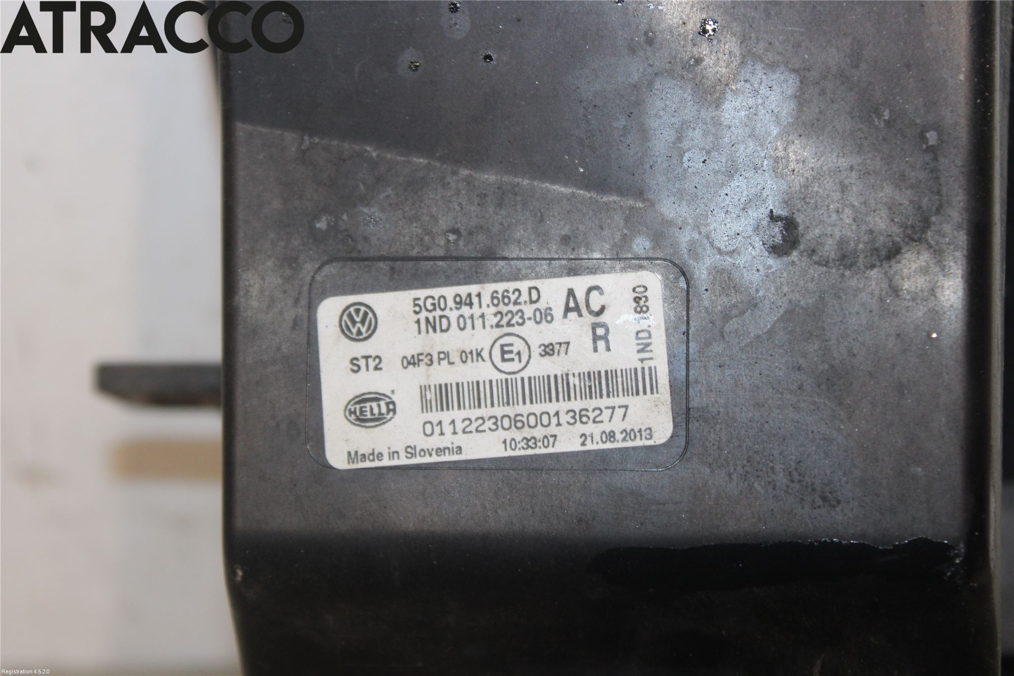 Volkswagen VW GOLF / E-GOLF VII 13-20 Frontlykt-Kurve-Tåkelys