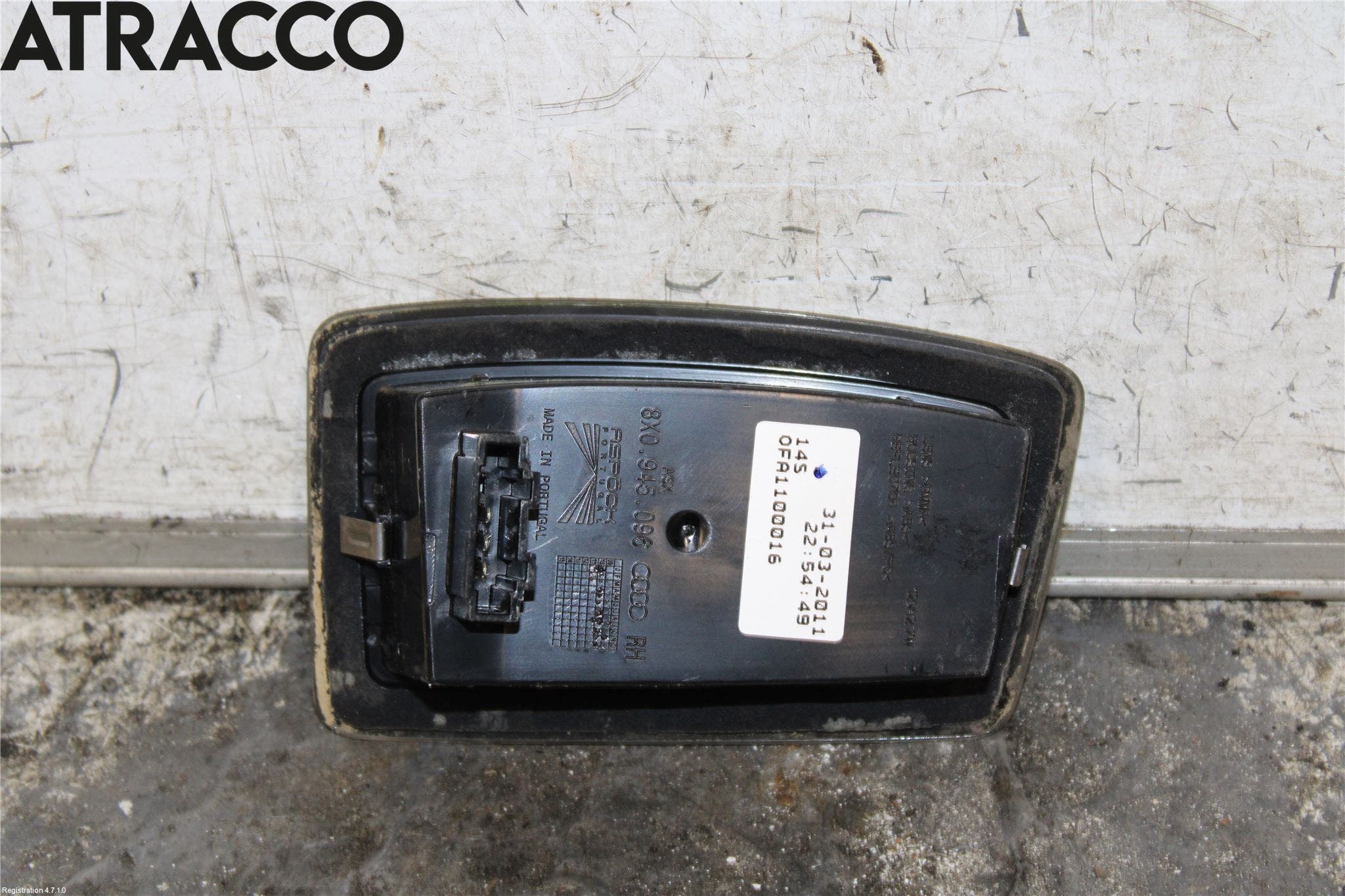 Audi A1/S1 11-18 Markeringslys Bak Høyre