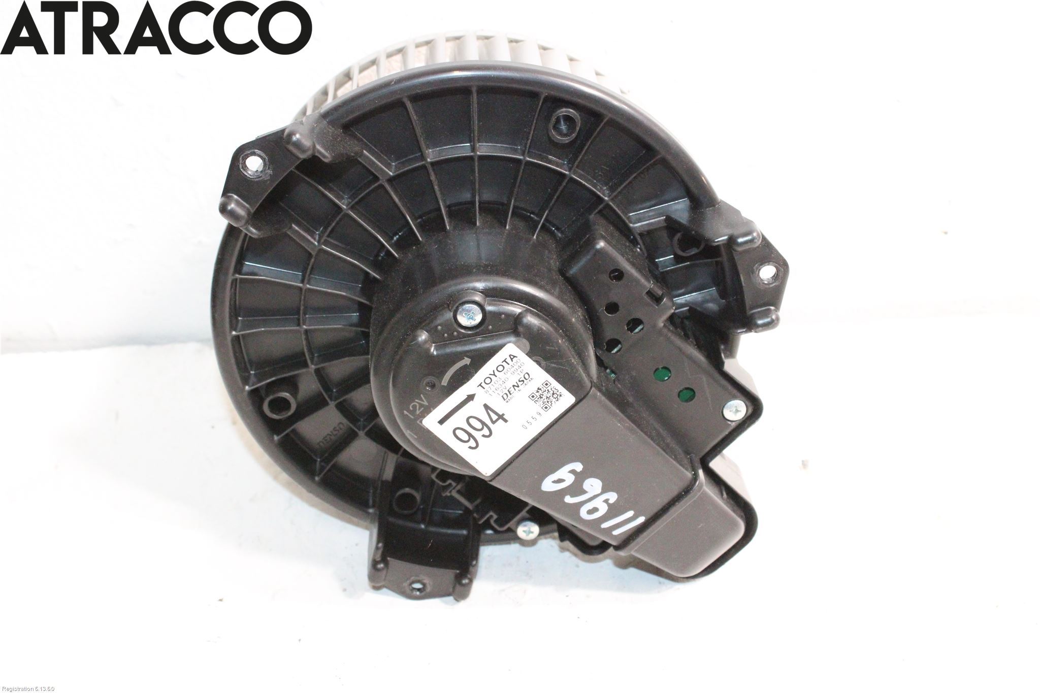 Toyota LANDCRUISER J150 10-23 Varmeapparat Viftemotor