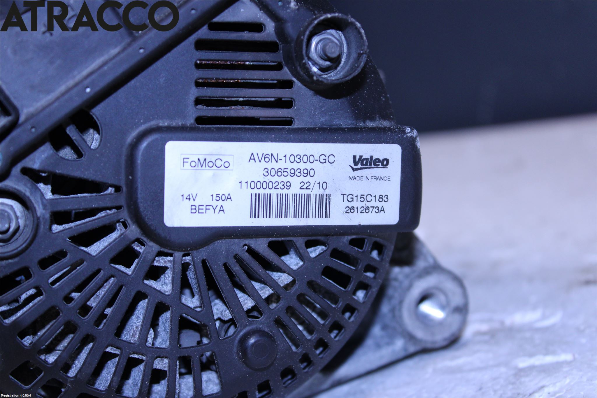 Volvo V70 08-13 Dynamo