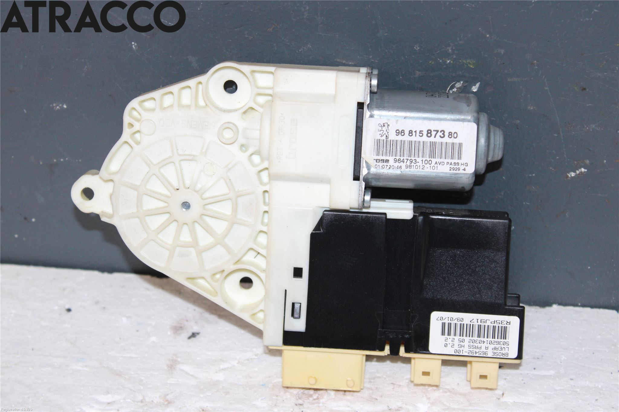 Peugeot 307     05-08 Vindusheismotor