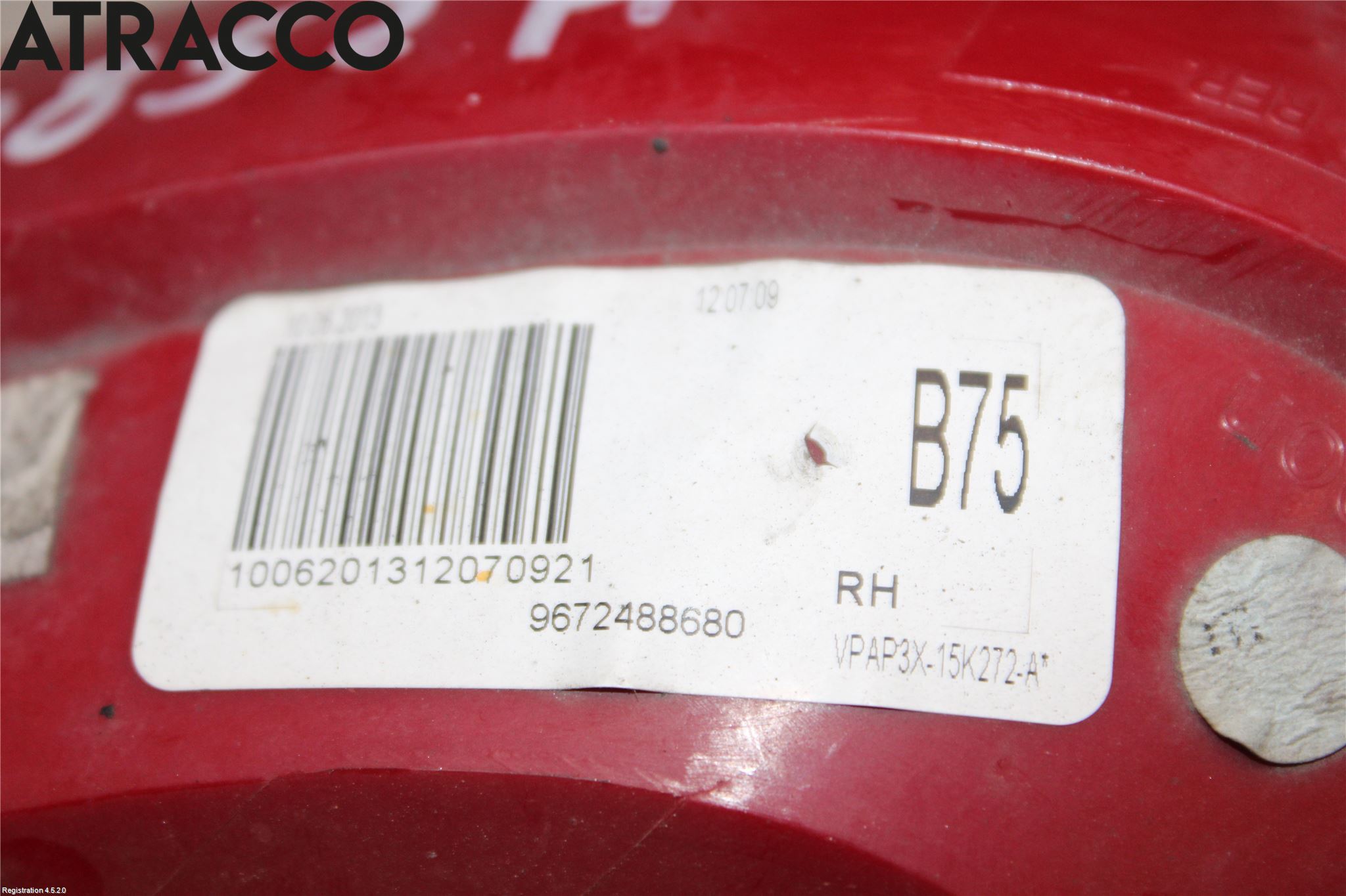 Citroen JUMPER 07-13 Baklykt Høyre