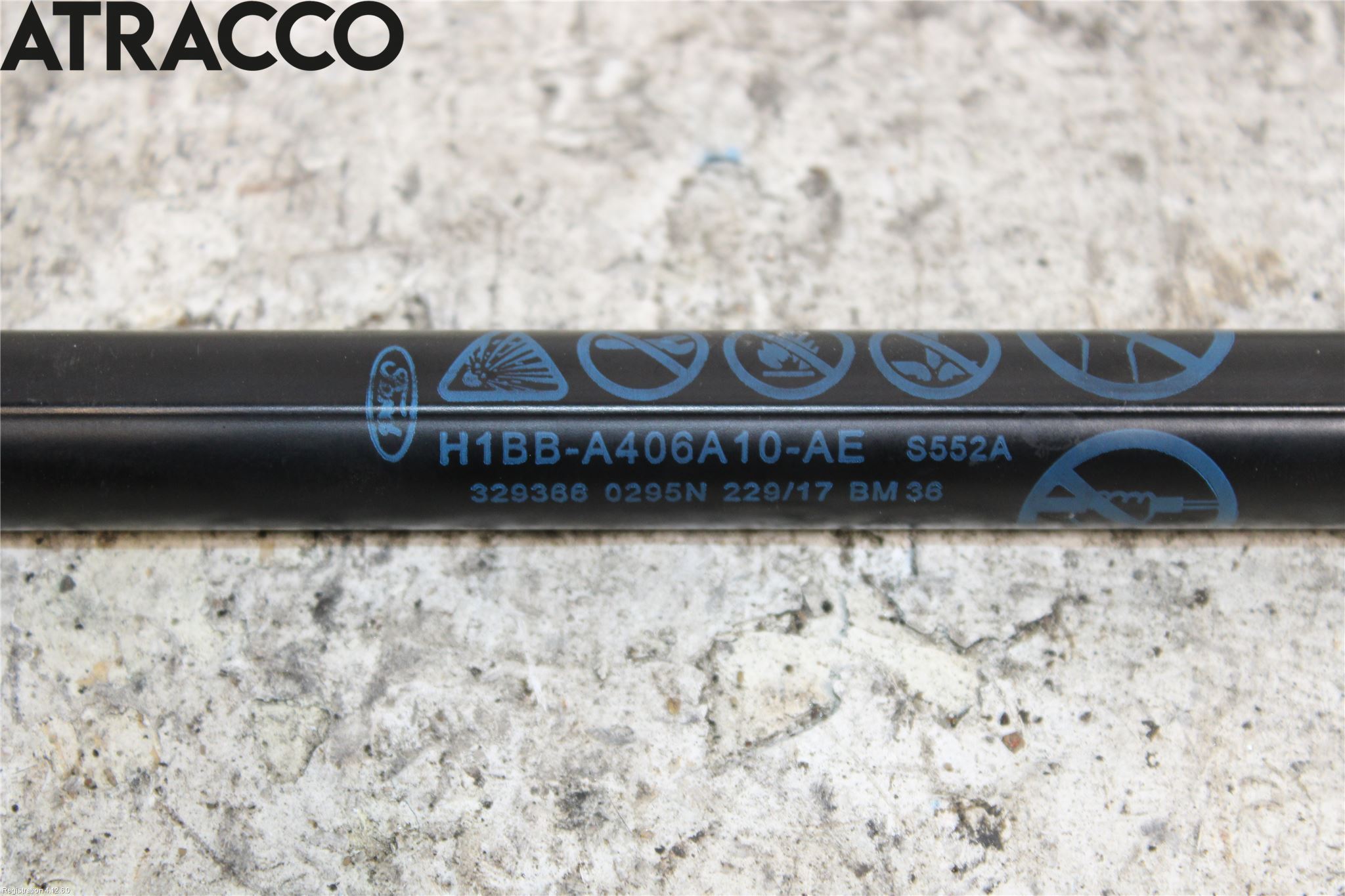 Ford FIESTA (VII) 18-23 Bakluke Demper-Gassfjær