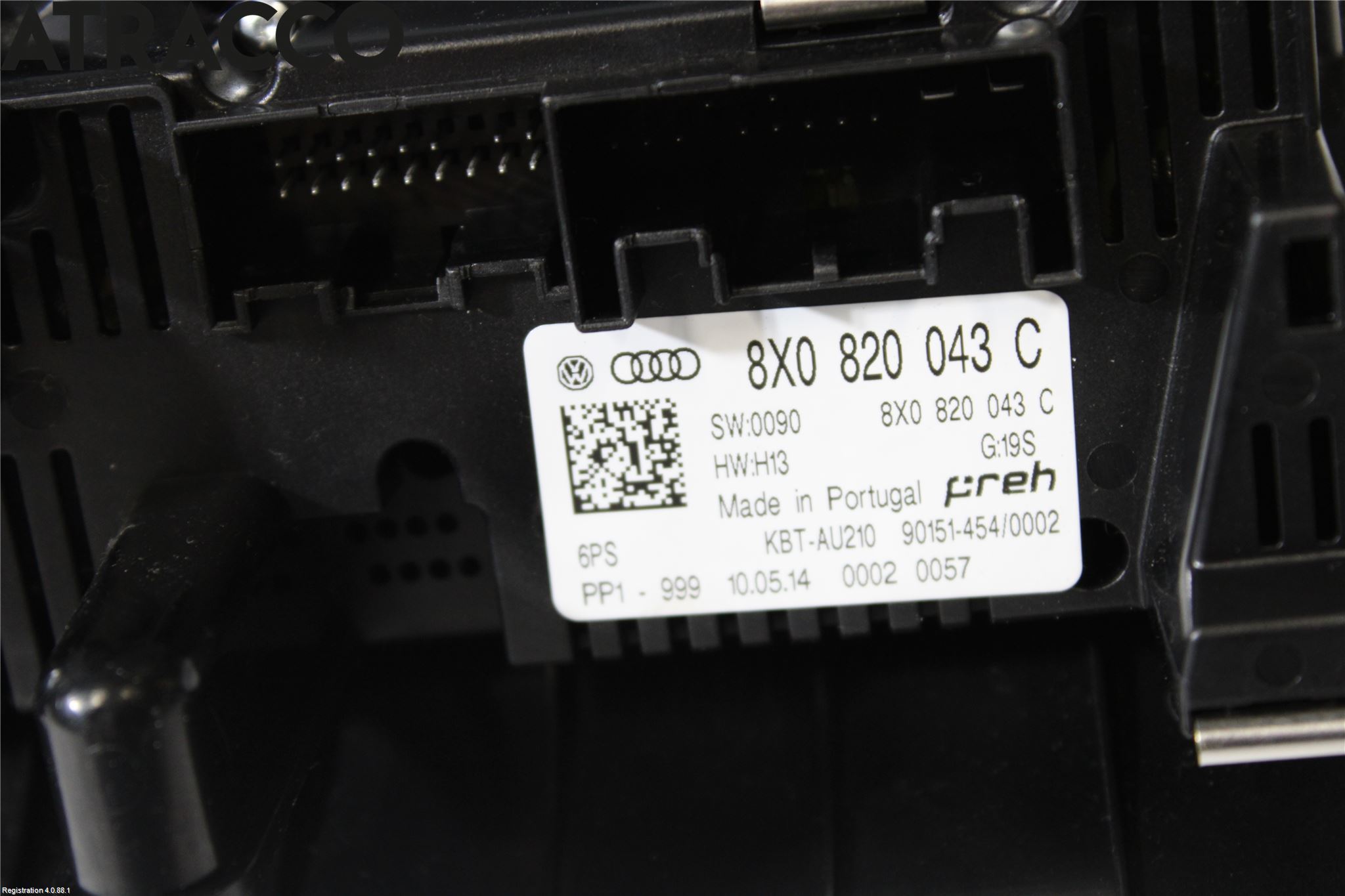 Audi A1/S1 11-18 Varme Ac Betjening-Display