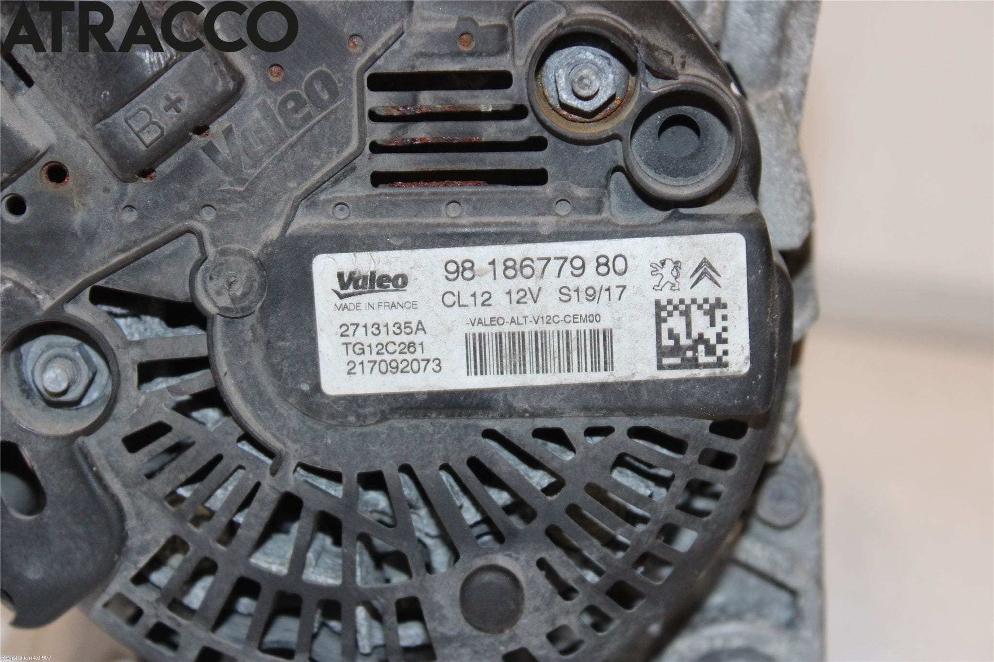 Citroen C4 CACTUS 14-20 Dynamo