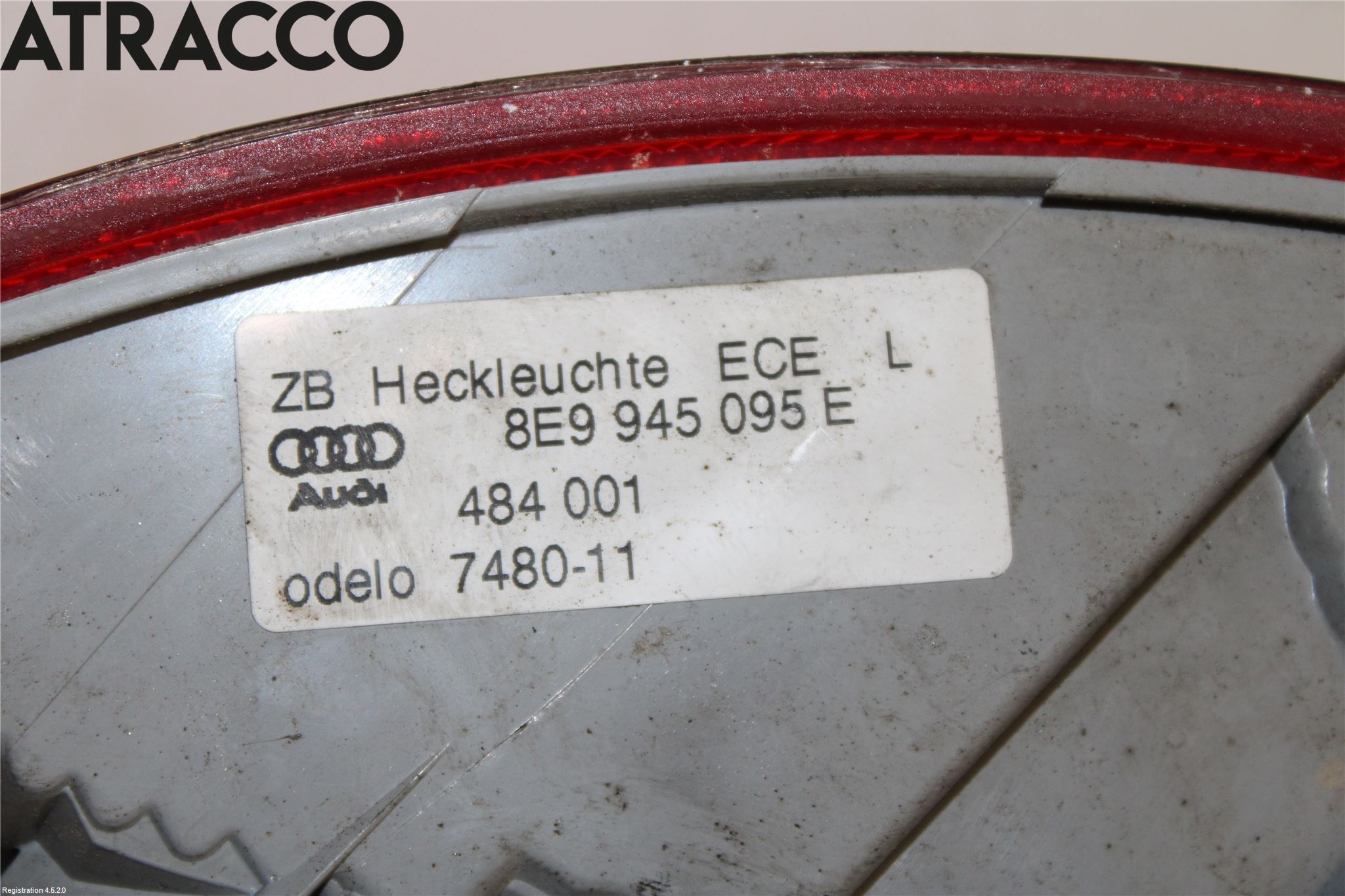 Audi A4/S4 05-07 Baklykt Venstre