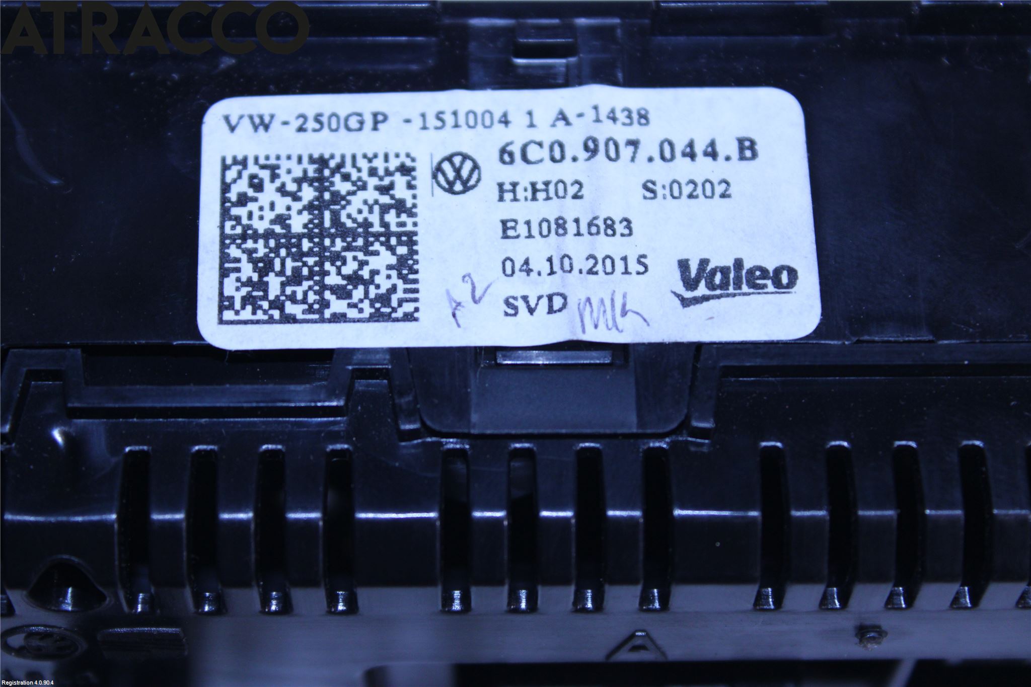 Volkswagen VW POLO 10-17 Varme Ac Betjening-Display