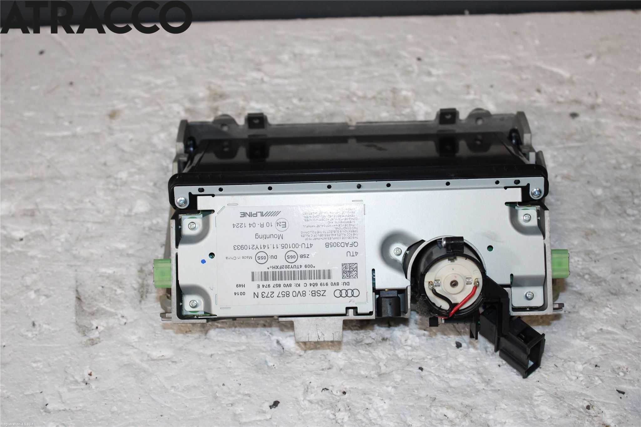 Audi A3/S3 05-13 Instr Skjerm Dvd-Gps-Ac-Tlf