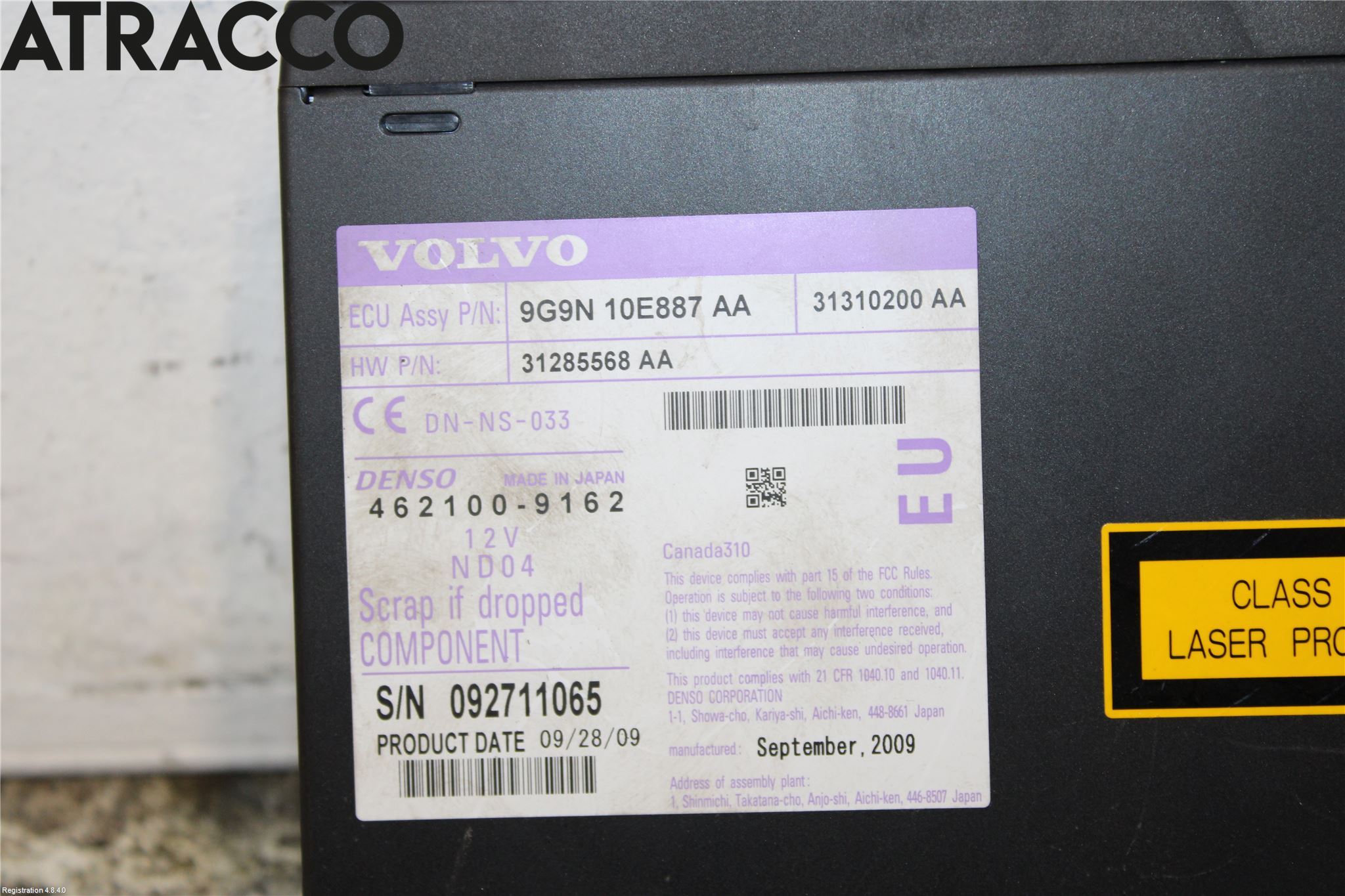 Volvo S80 07-13 Stereo Dvd Spiller